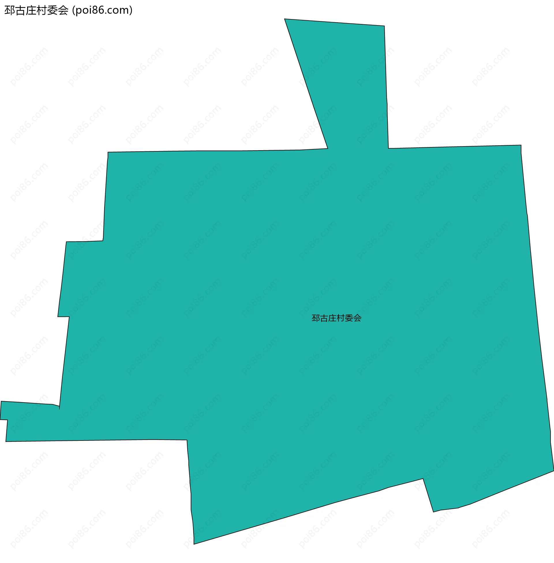 邳古庄村委会边界地图
