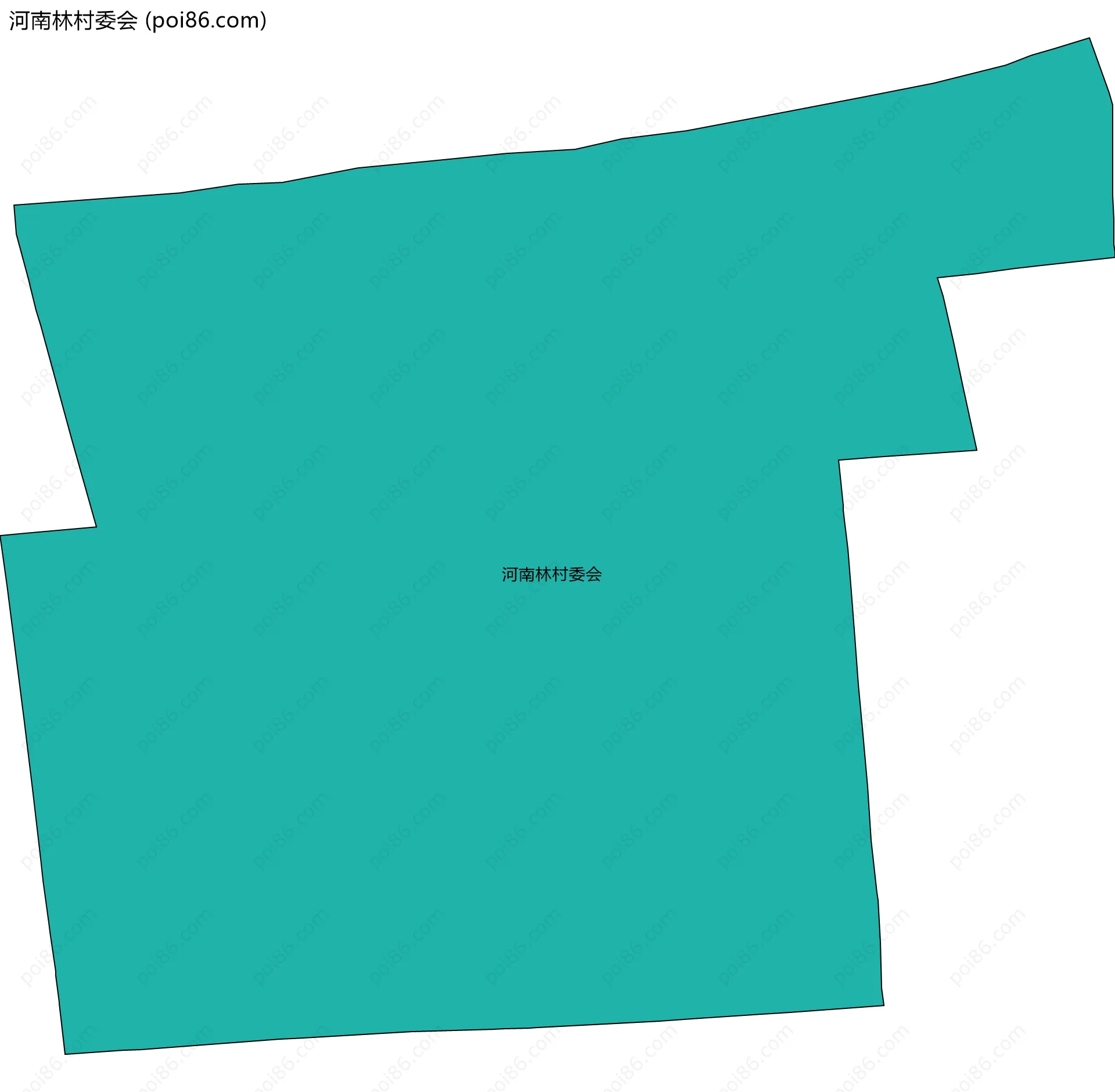 河南林村委会边界地图