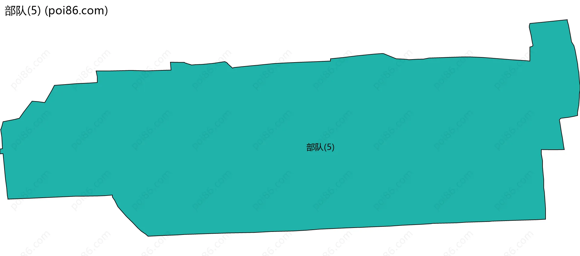 部队(5)边界地图
