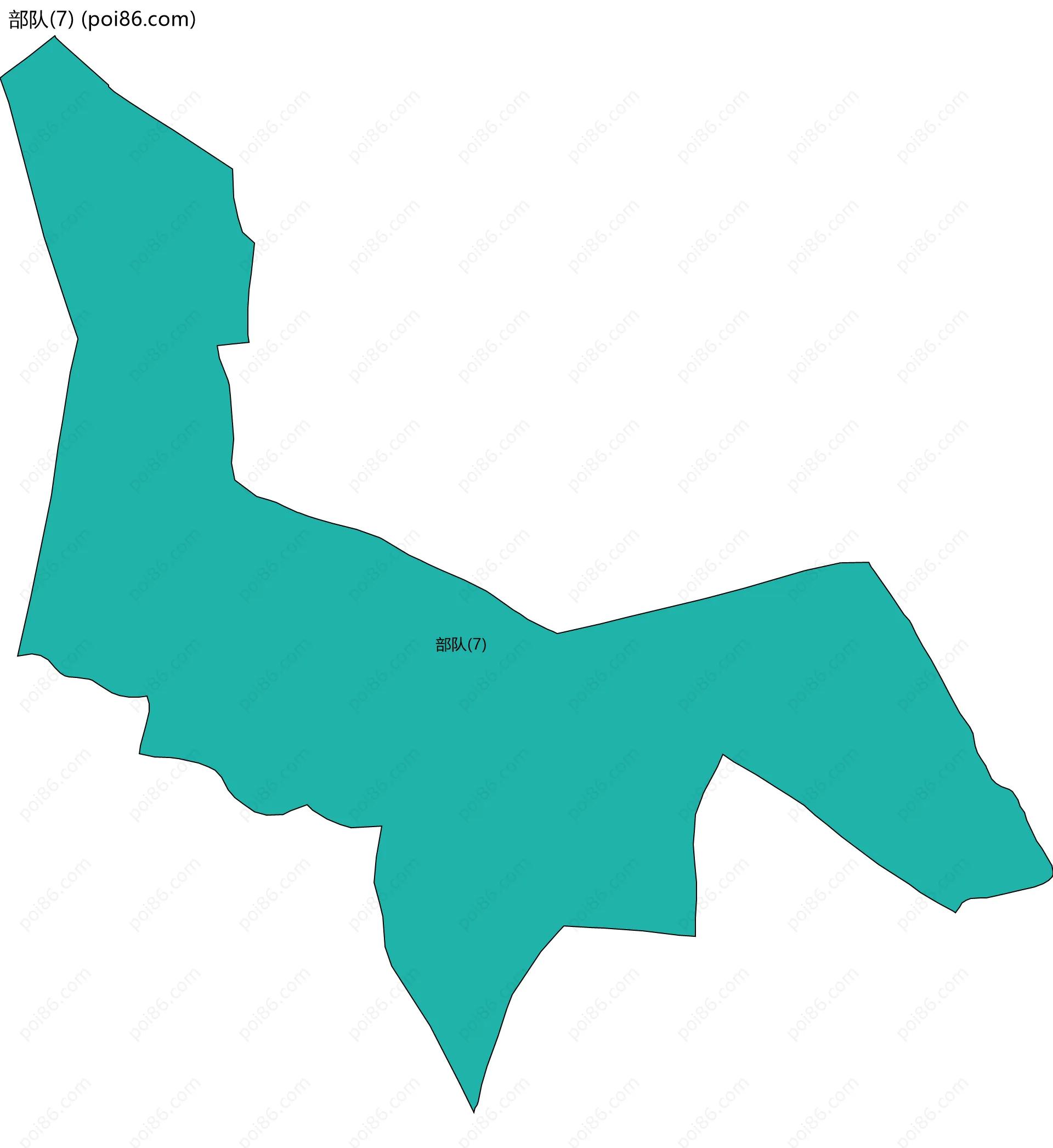 部队(7)边界地图