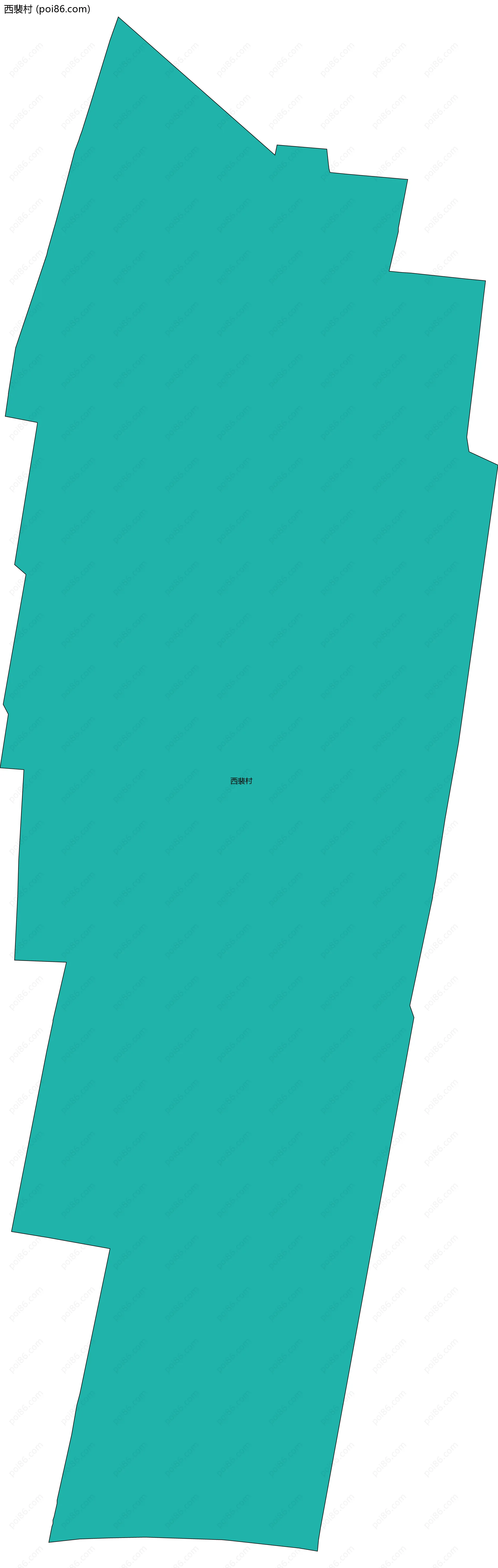 西裴村边界地图