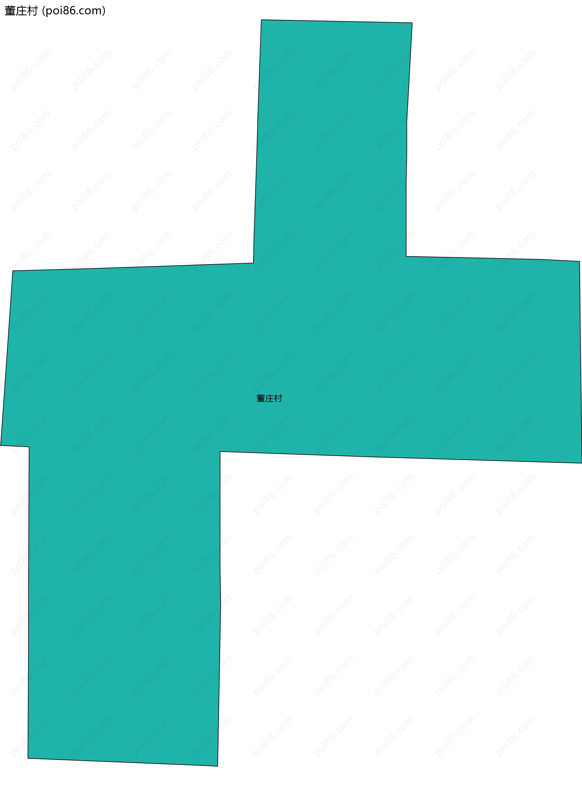 董庄村边界地图