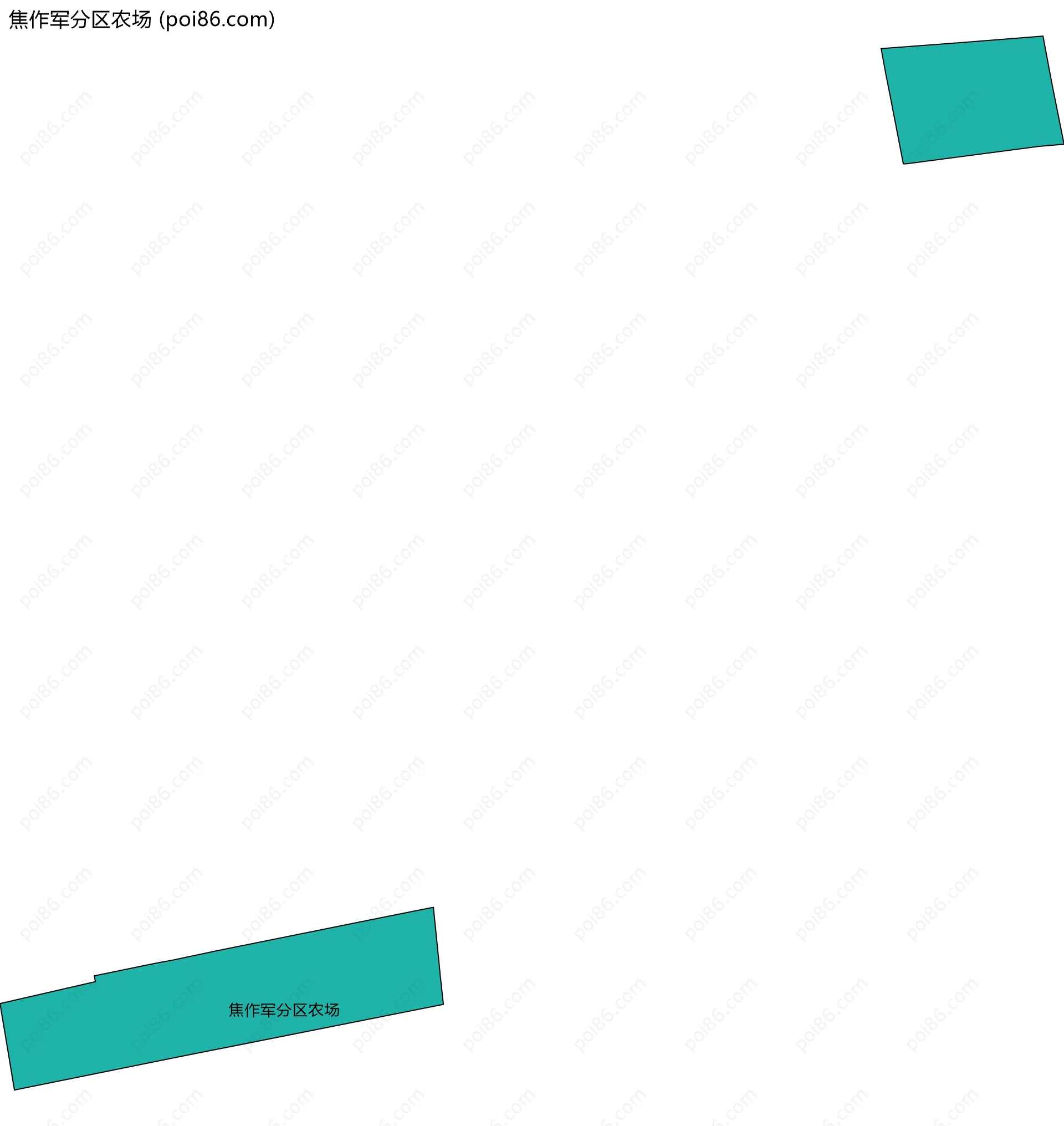焦作军分区农场边界地图