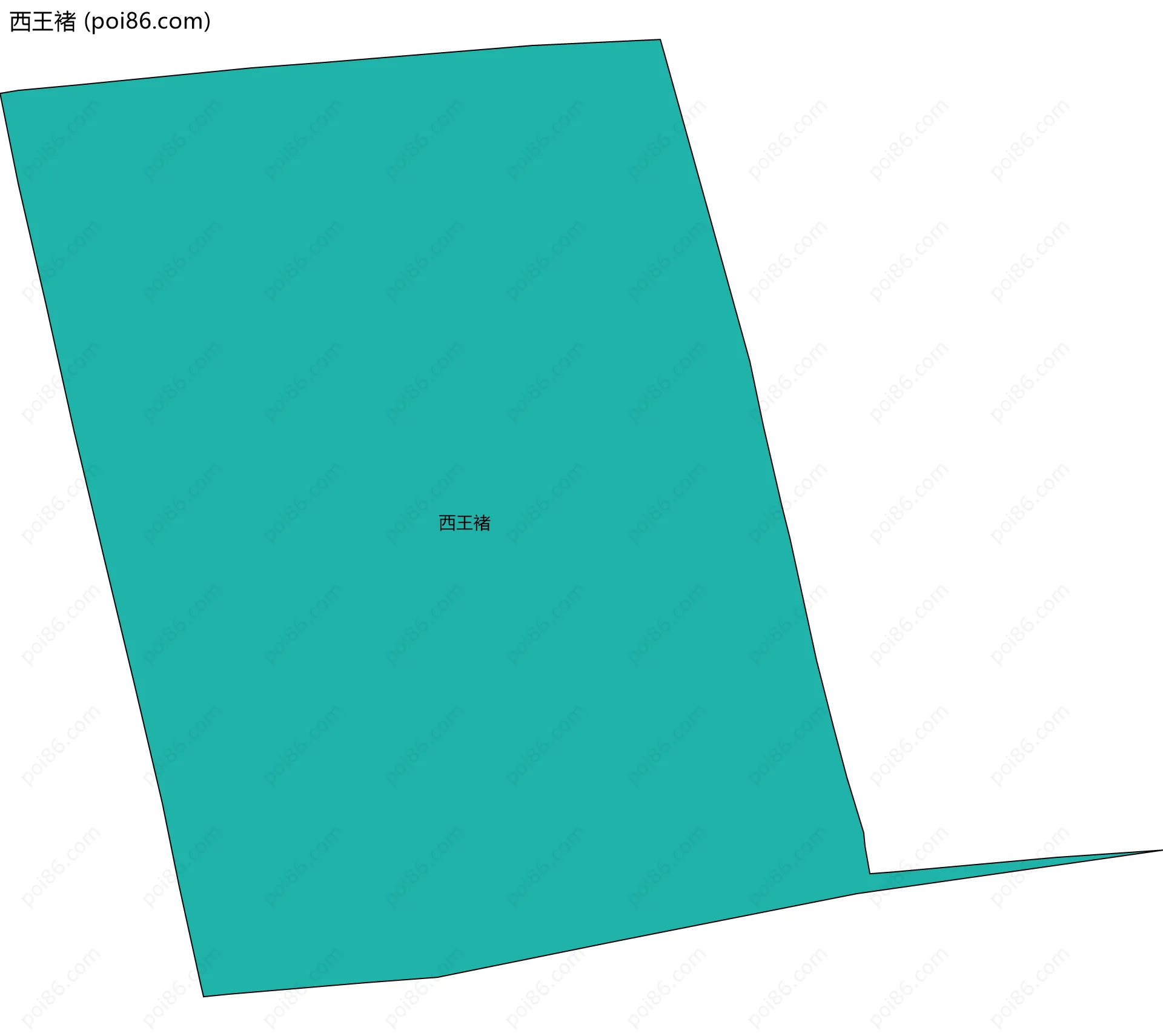 西王褚边界地图