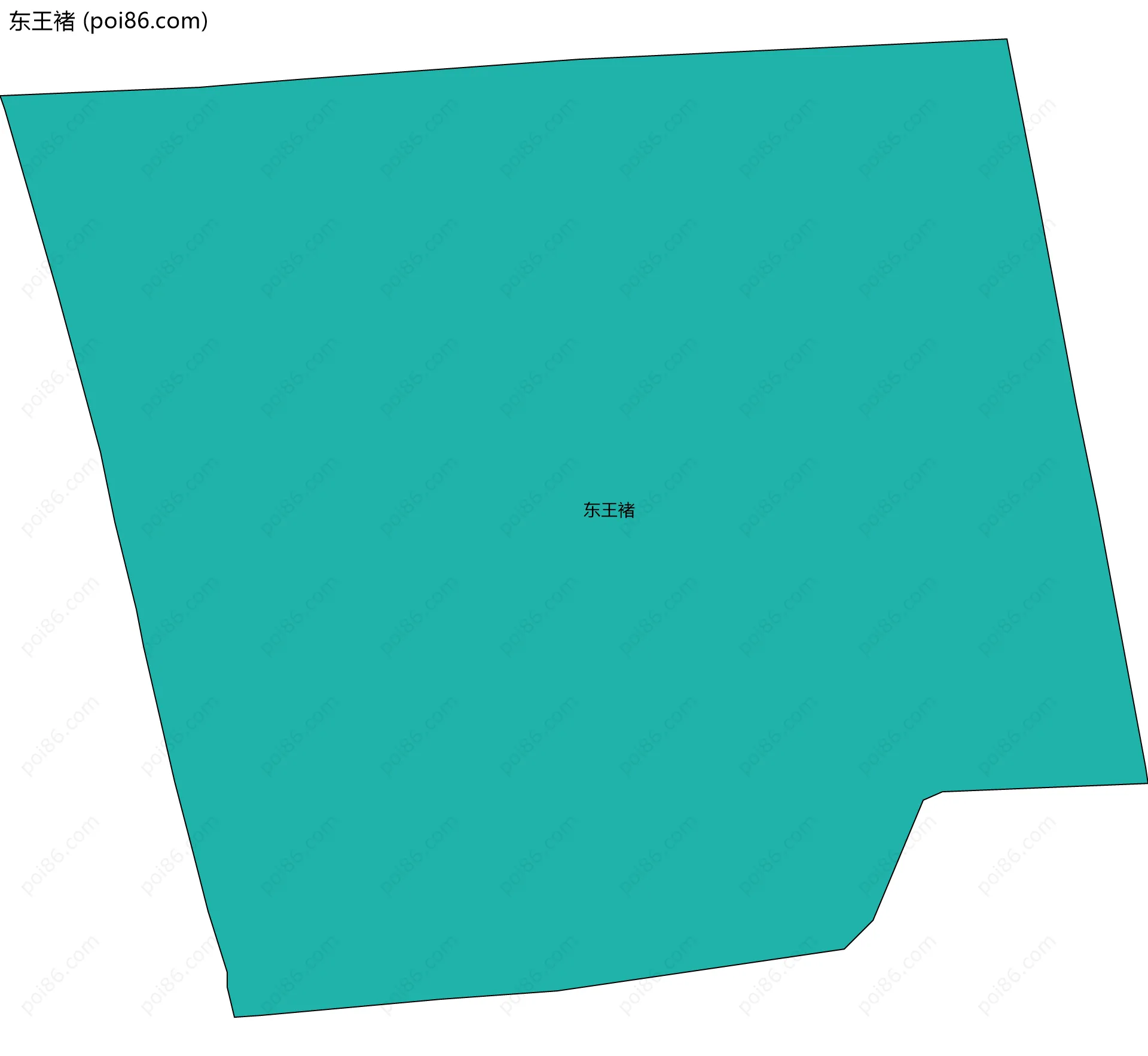 东王褚边界地图