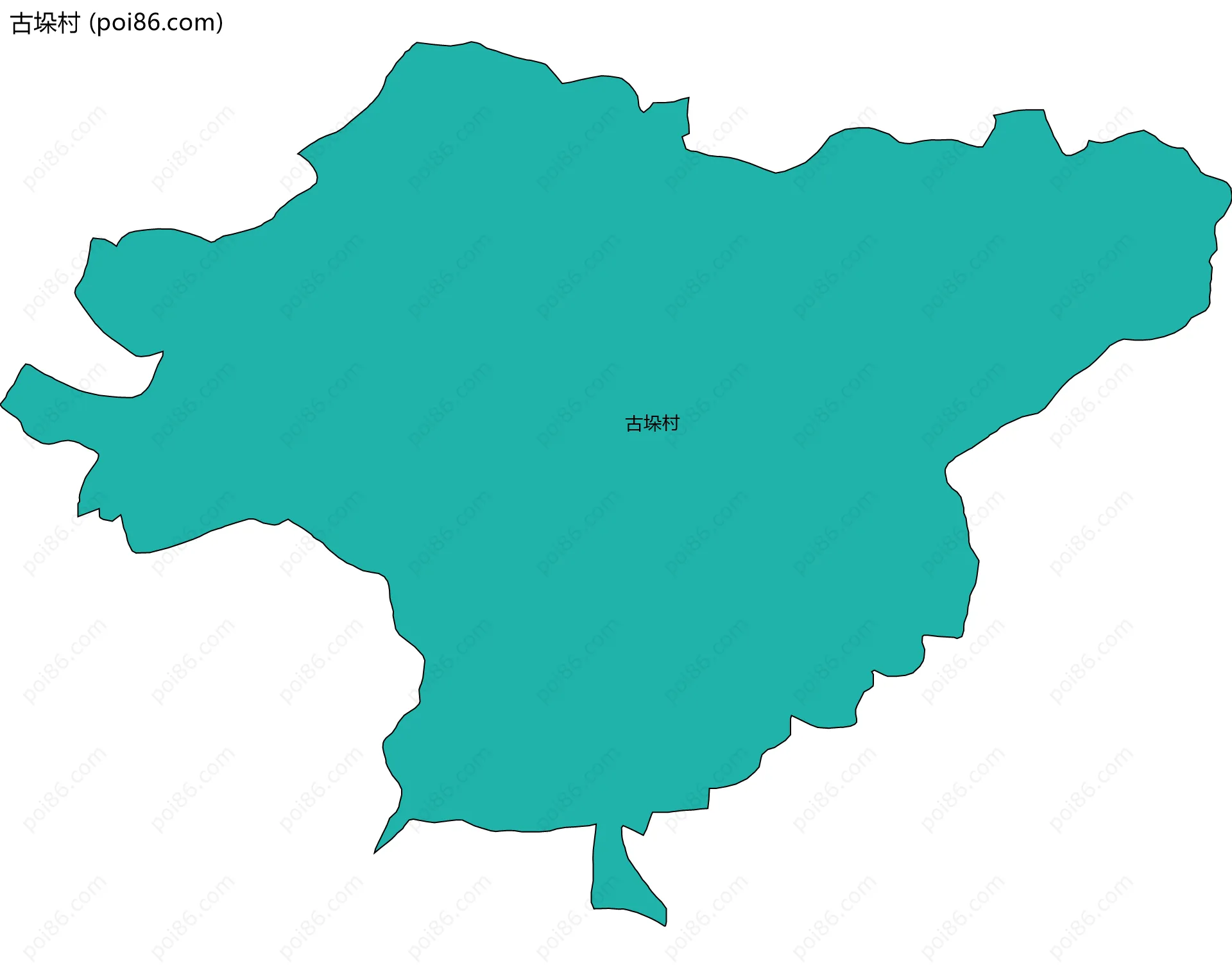 古垛村边界地图