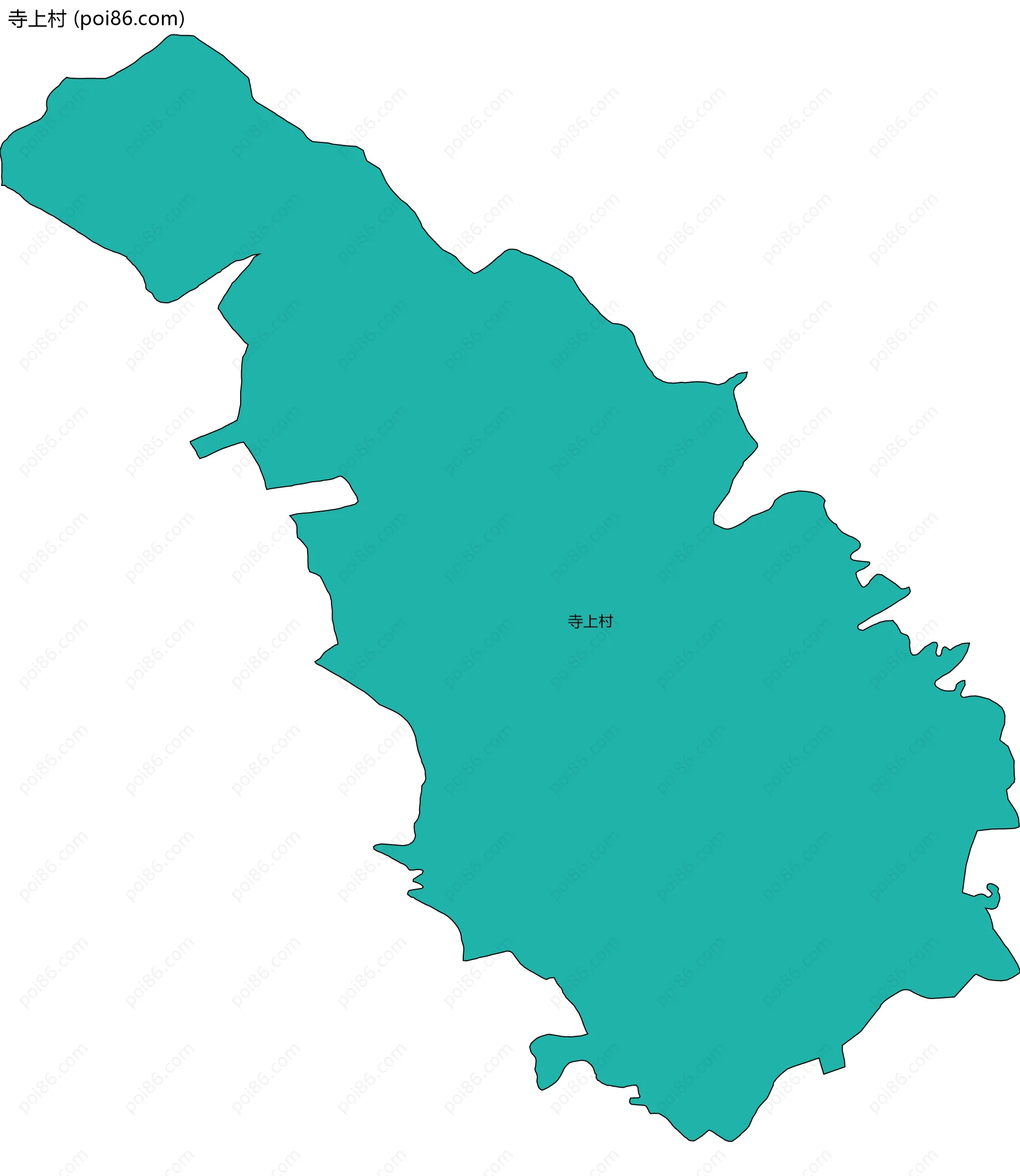 寺上村边界地图