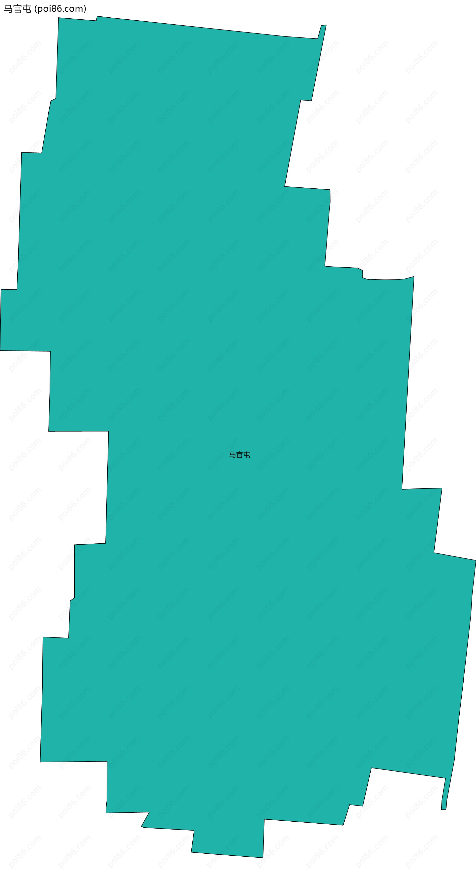 马官屯边界地图