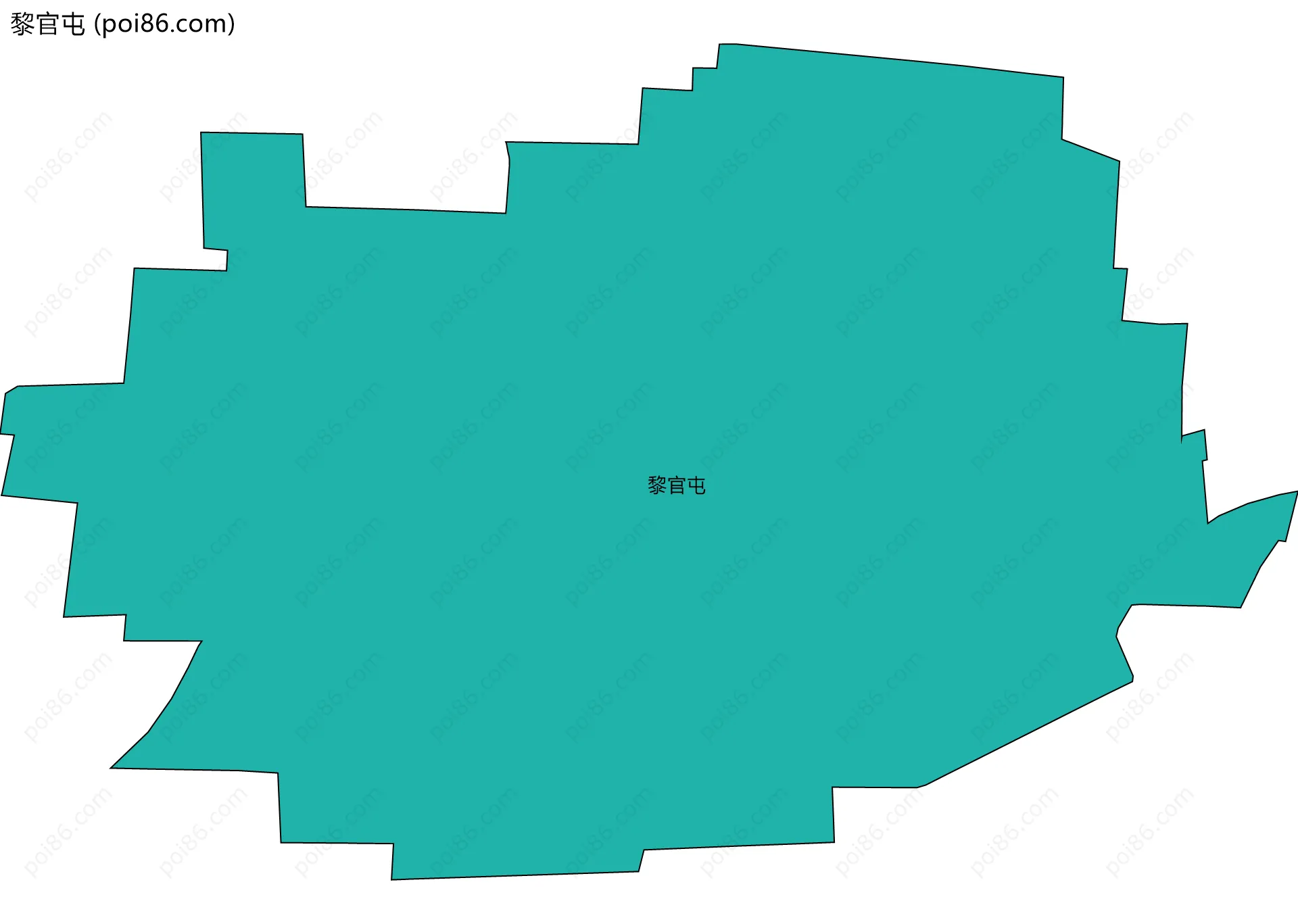 黎官屯边界地图