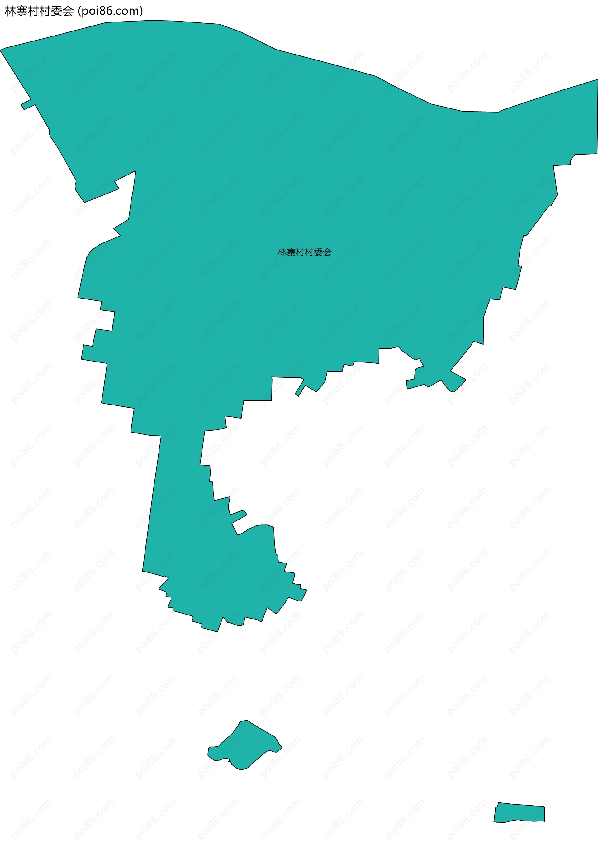 林寨村村委会边界地图