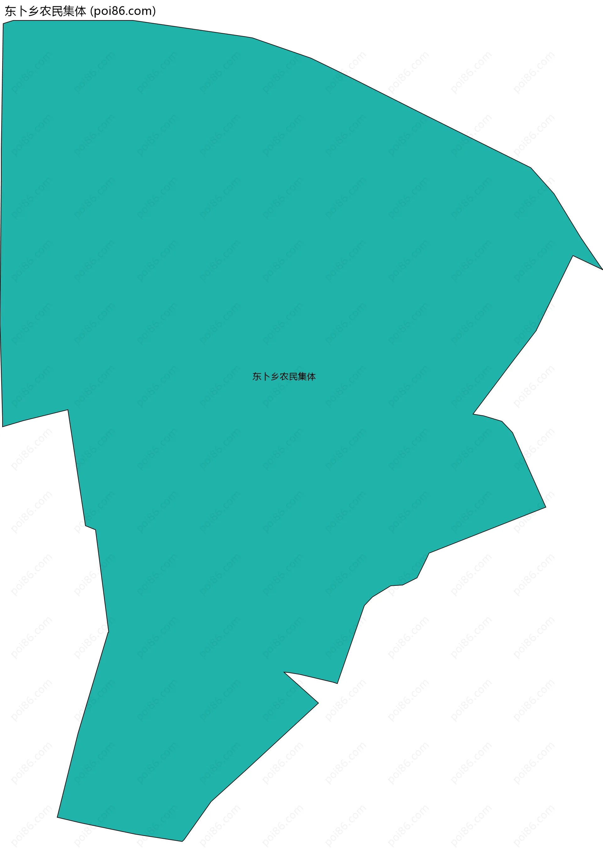 东卜乡农民集体边界地图