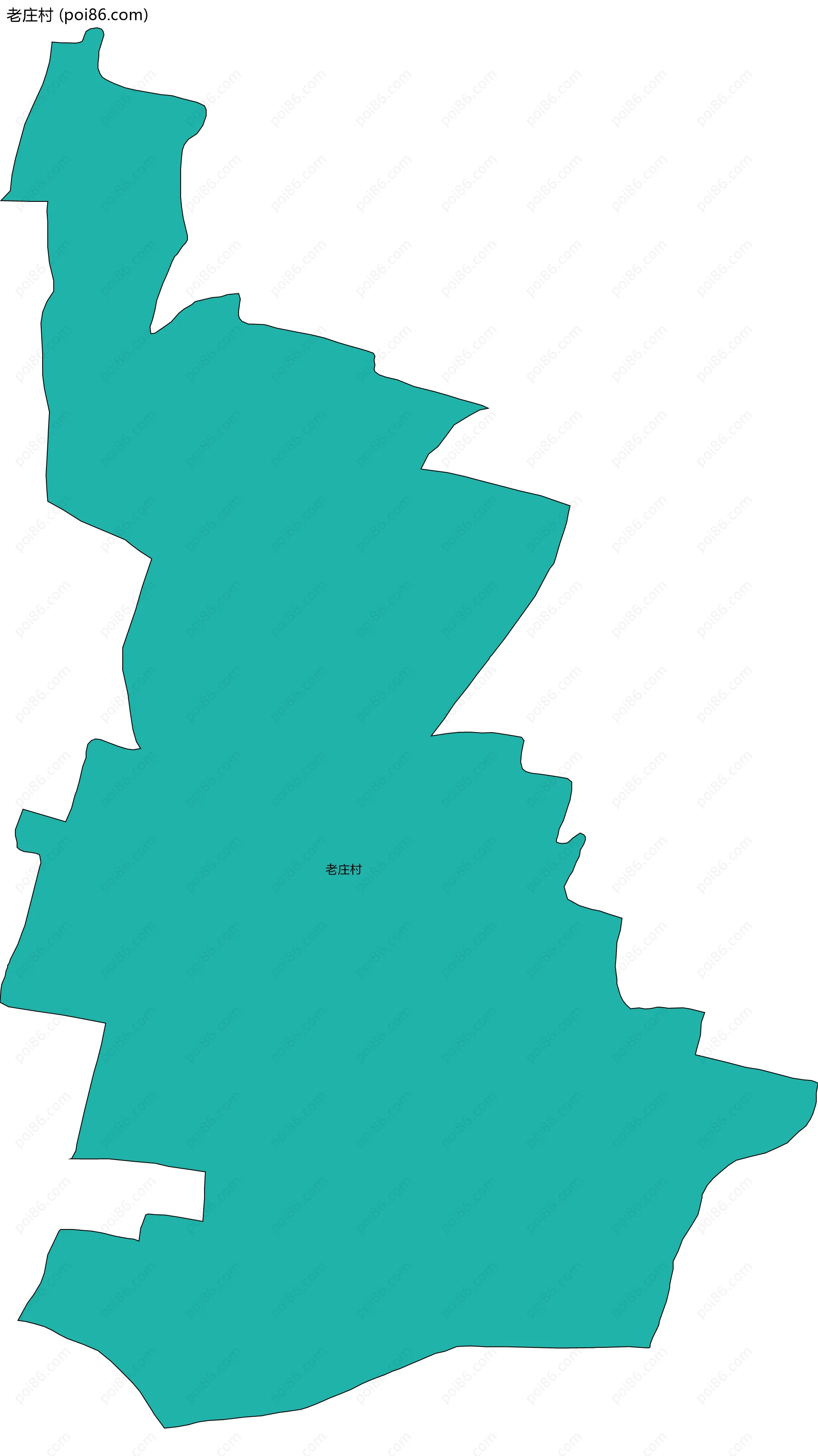 老庄村边界地图