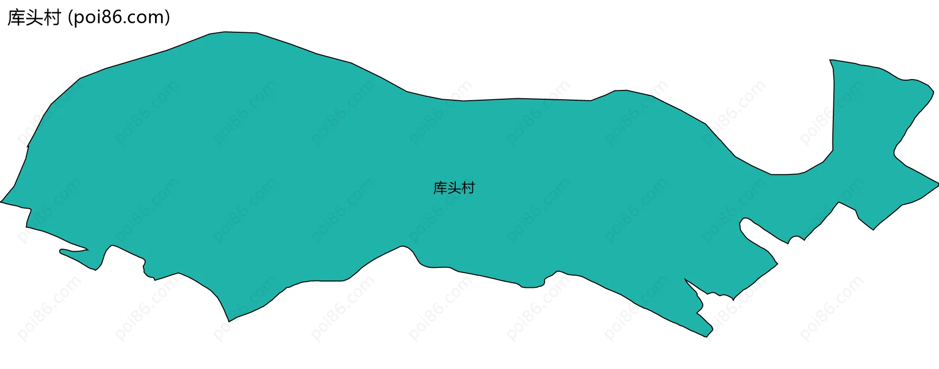 库头村边界地图