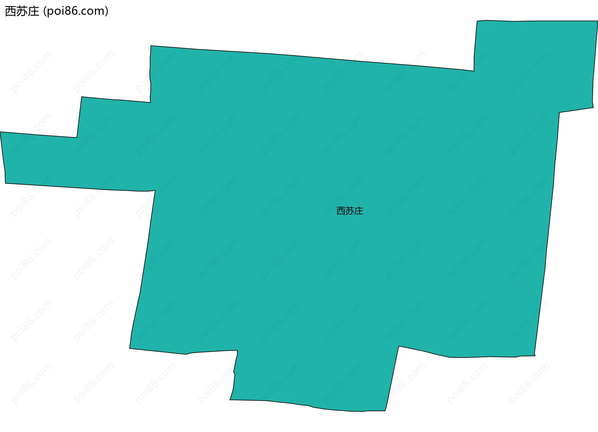 西苏庄边界地图