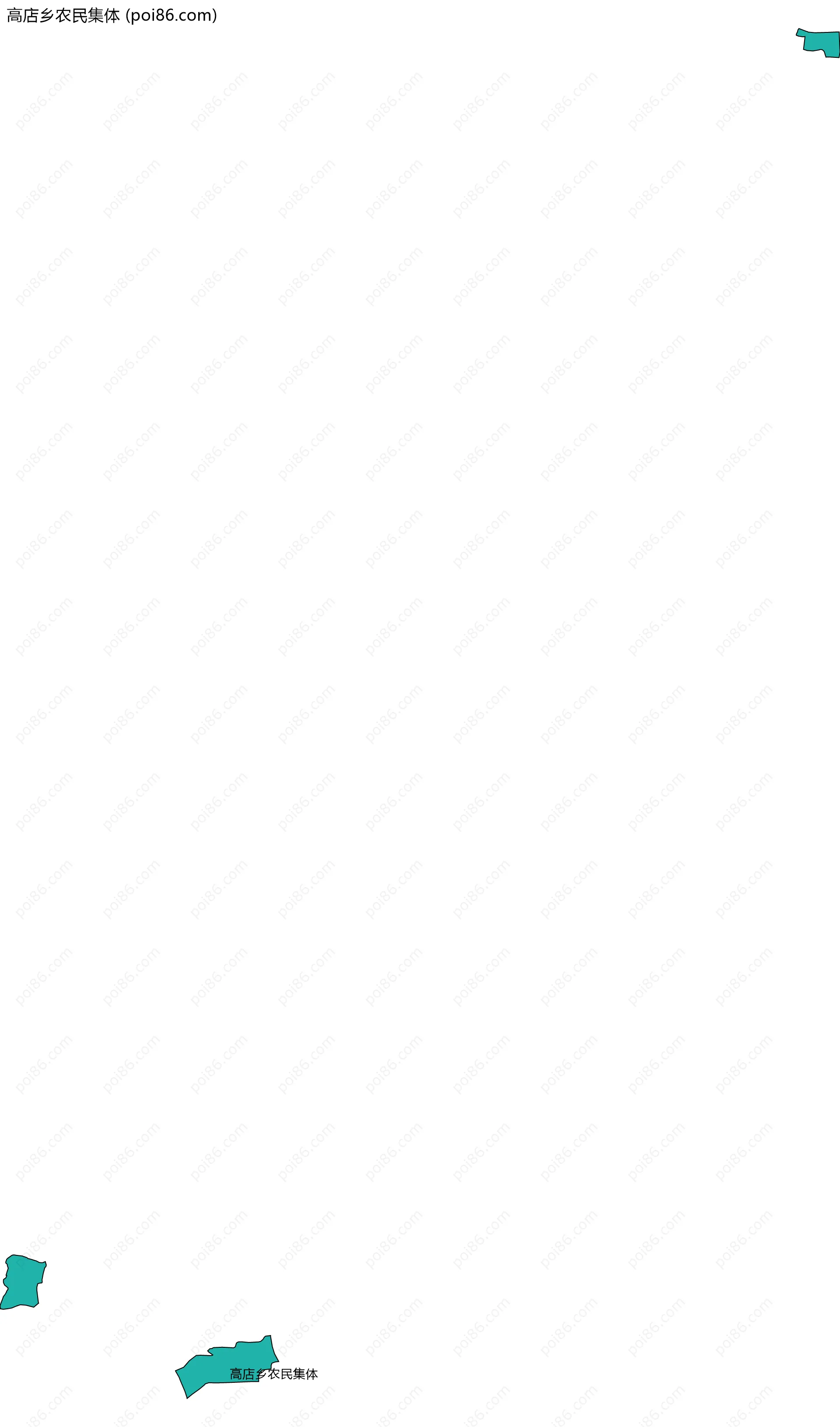 高店乡农民集体边界地图