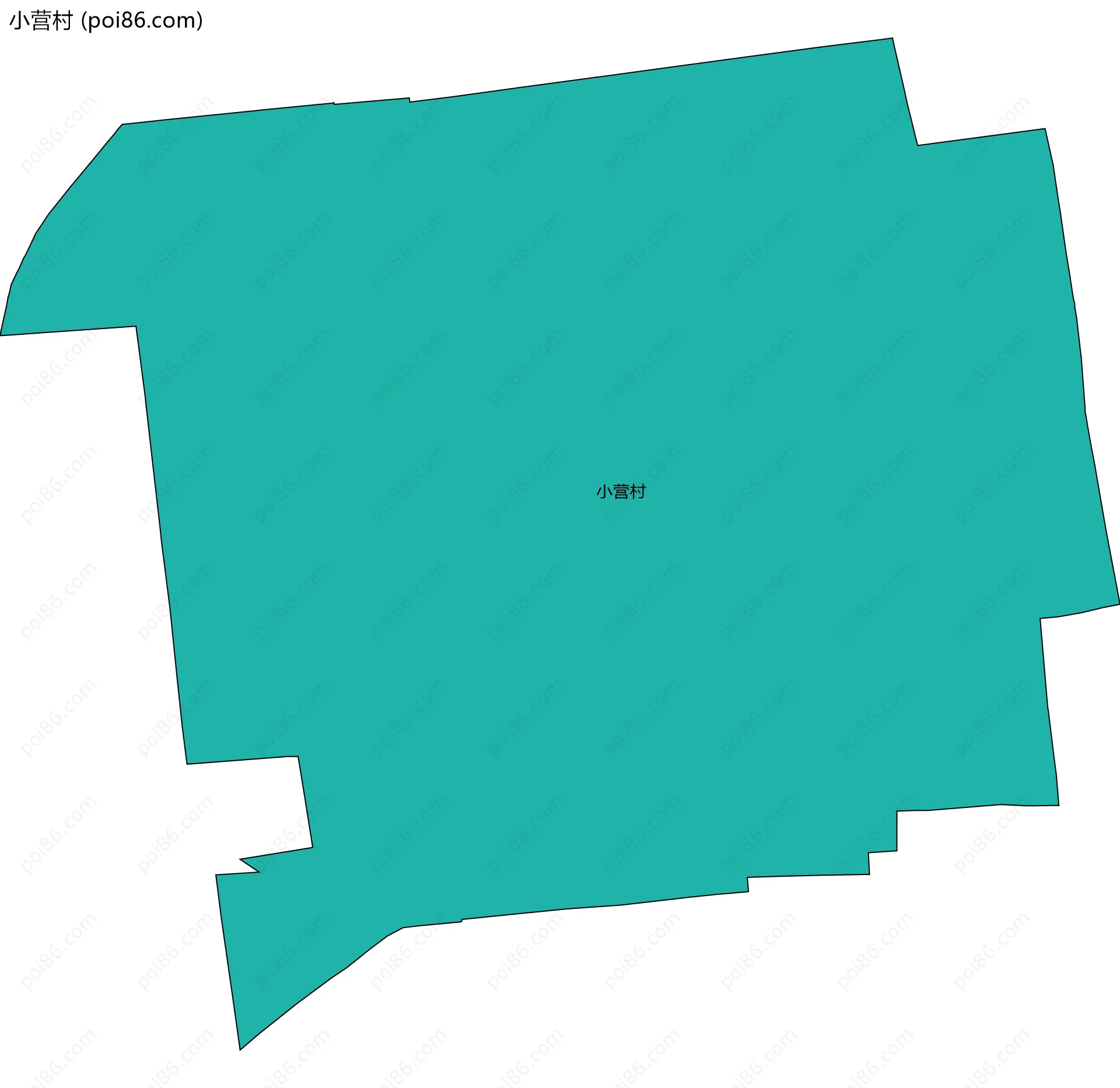 小营村边界地图