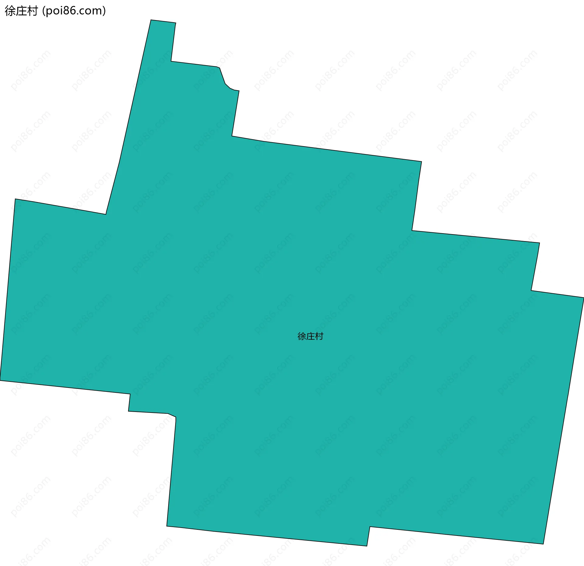 徐庄村边界地图