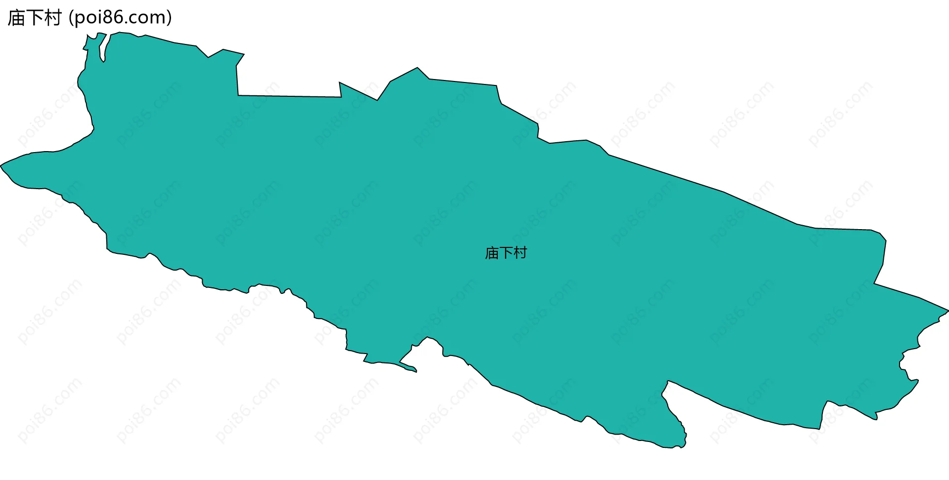 庙下村边界地图