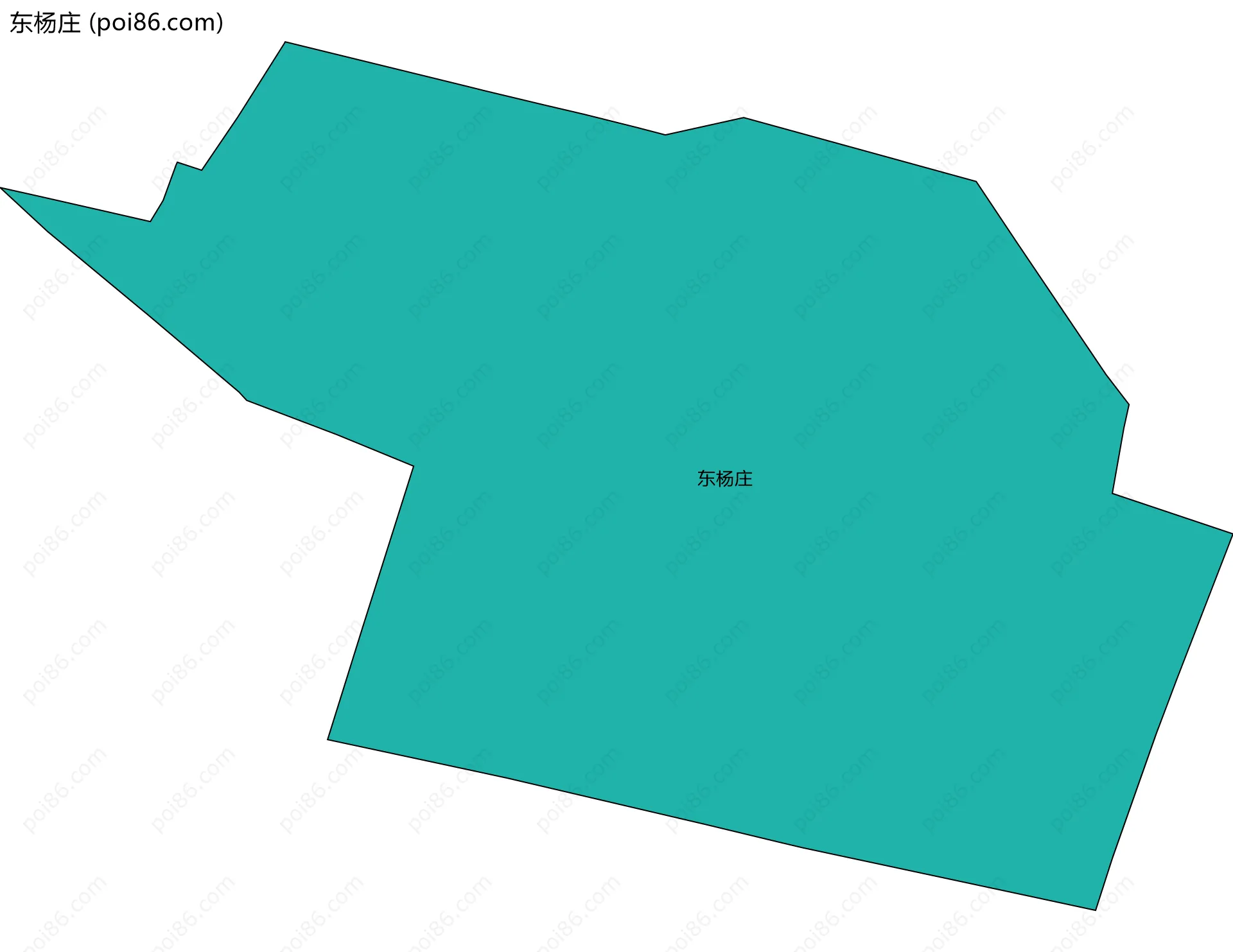 东杨庄边界地图