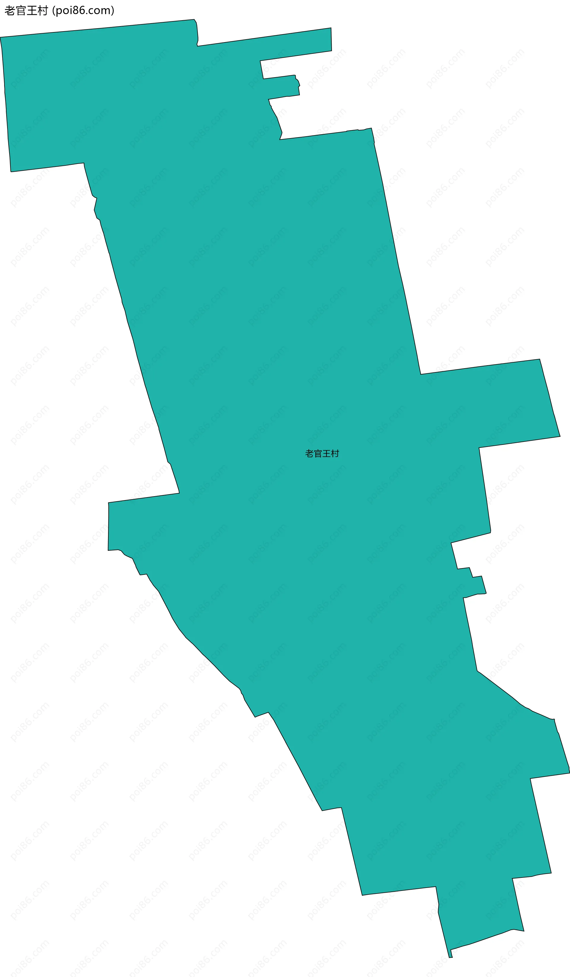 老官王村边界地图