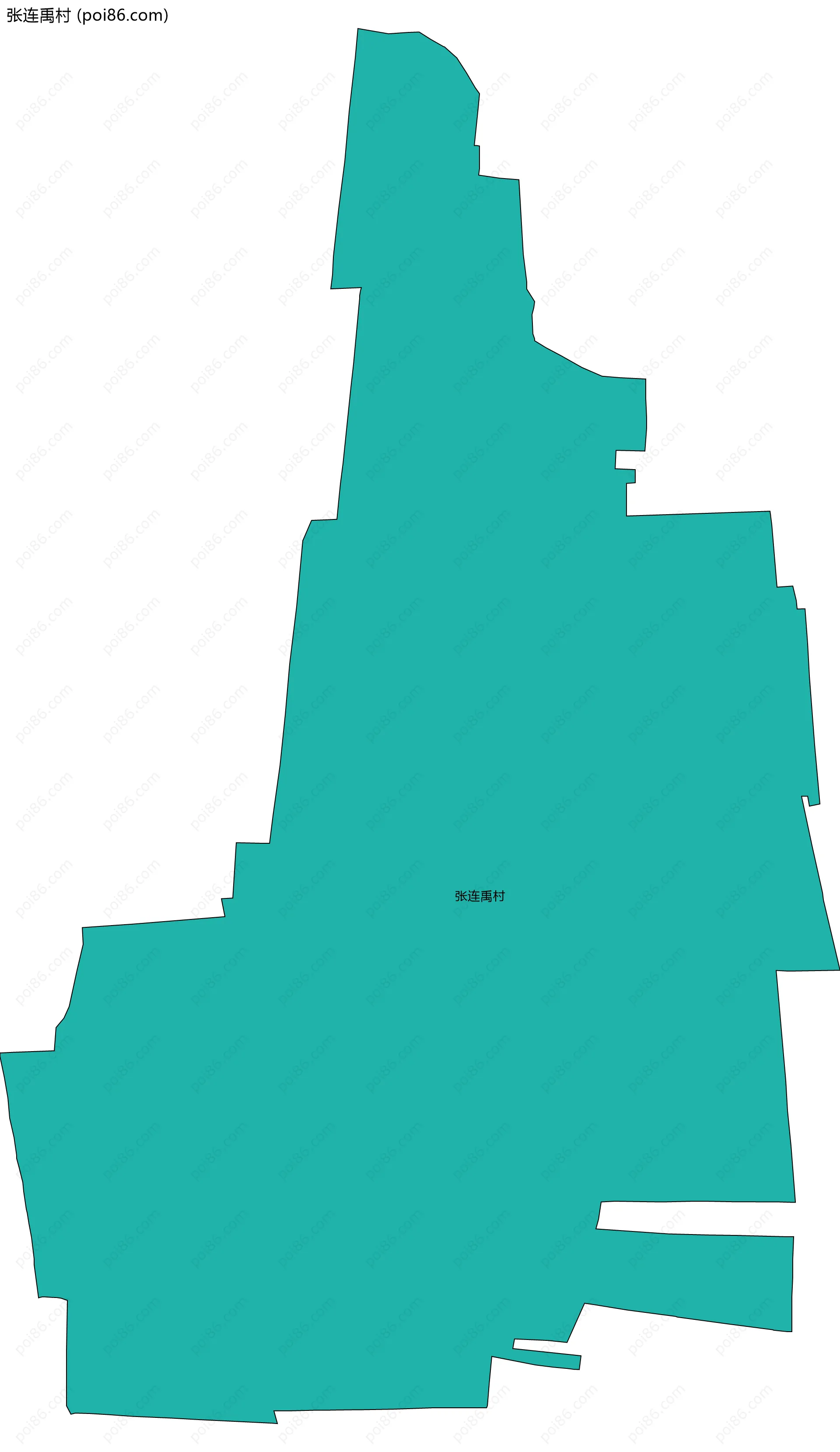 张连禹村边界地图