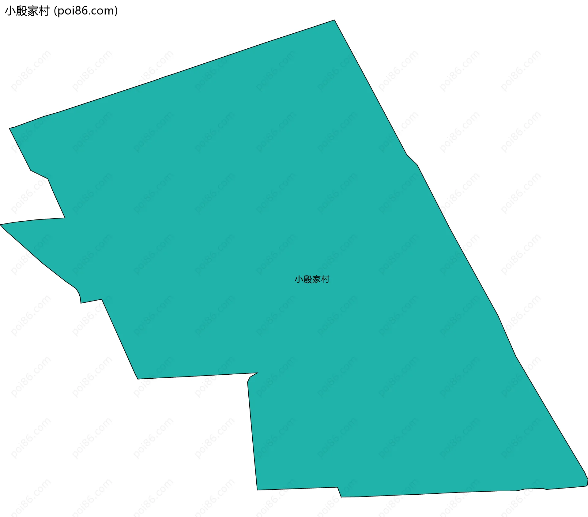 小殷家村边界地图