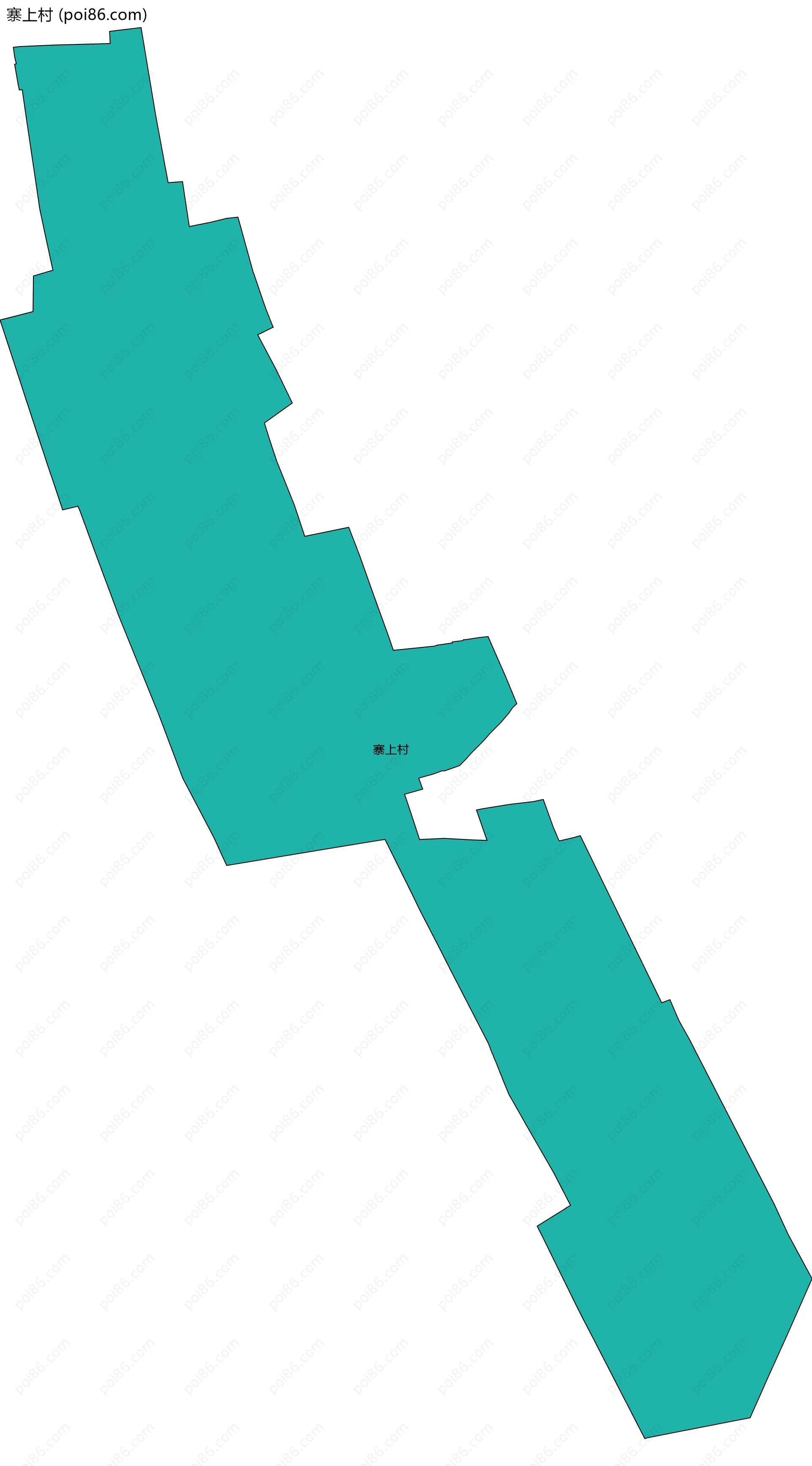 寨上村边界地图