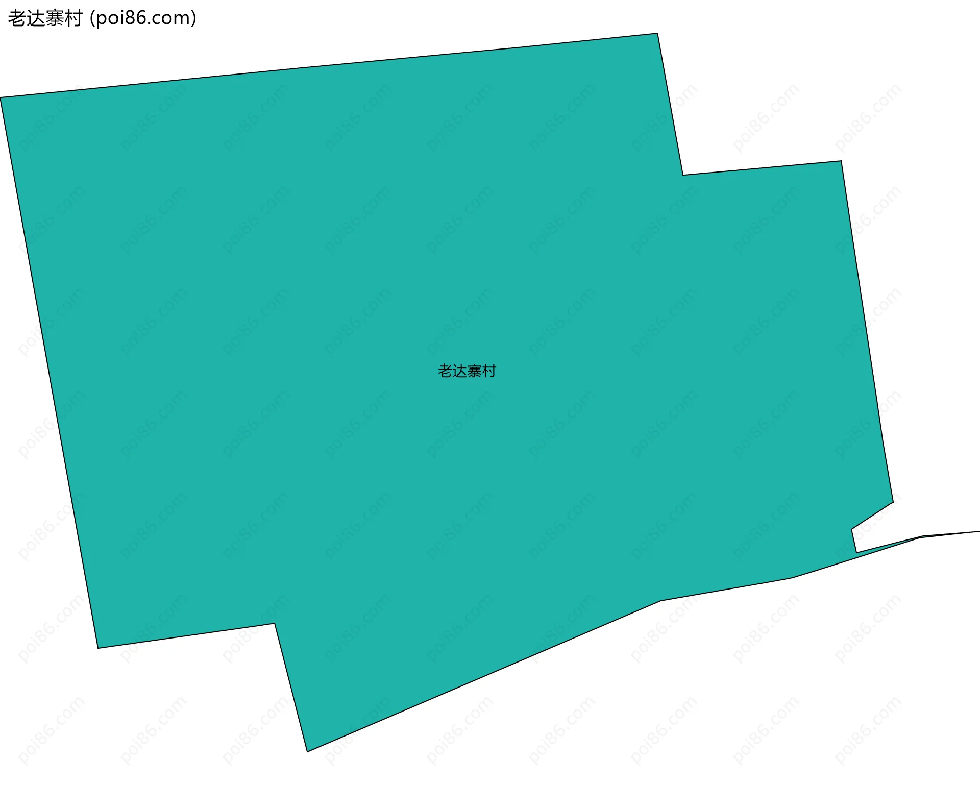 老达寨村边界地图