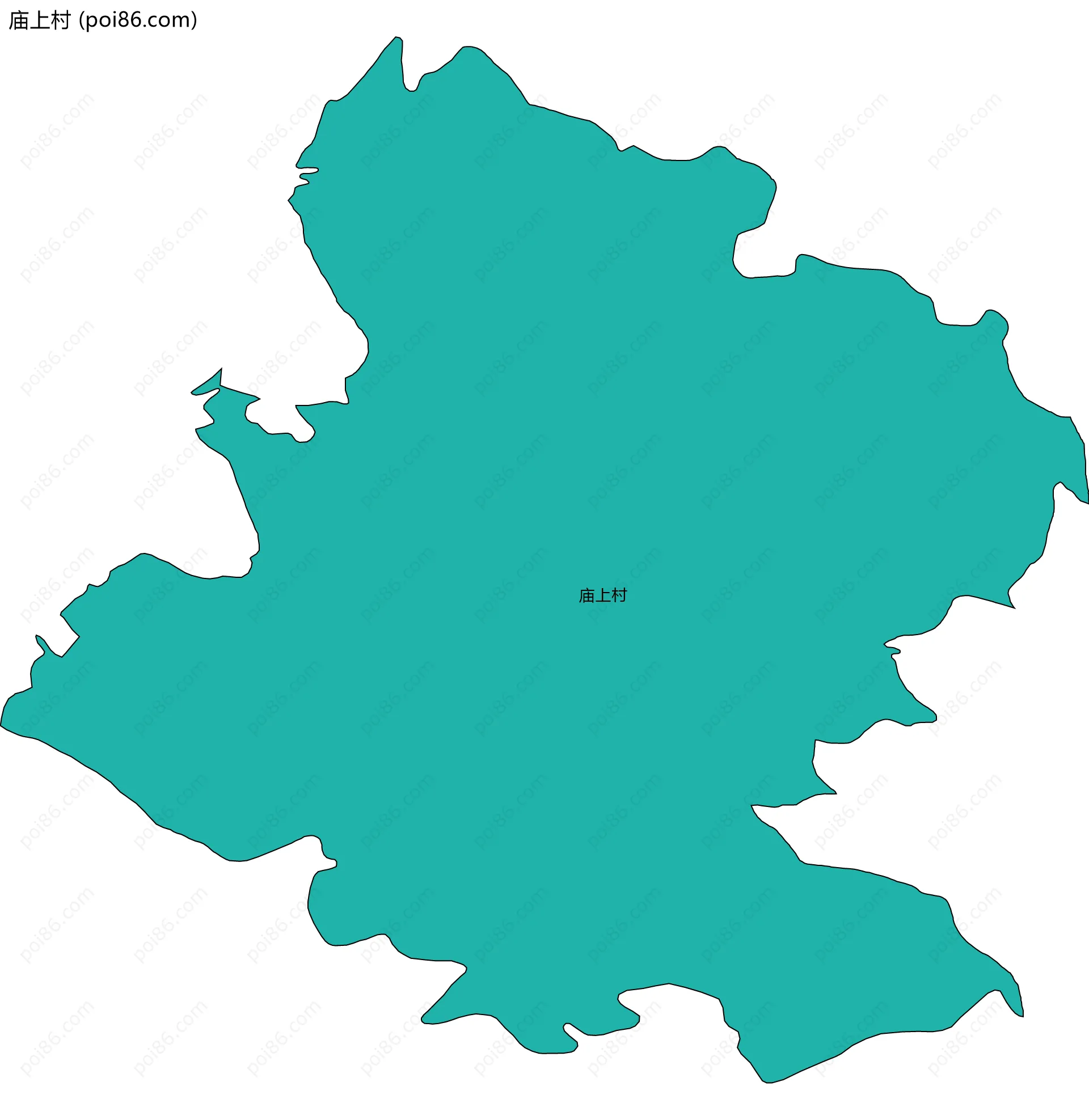 庙上村边界地图
