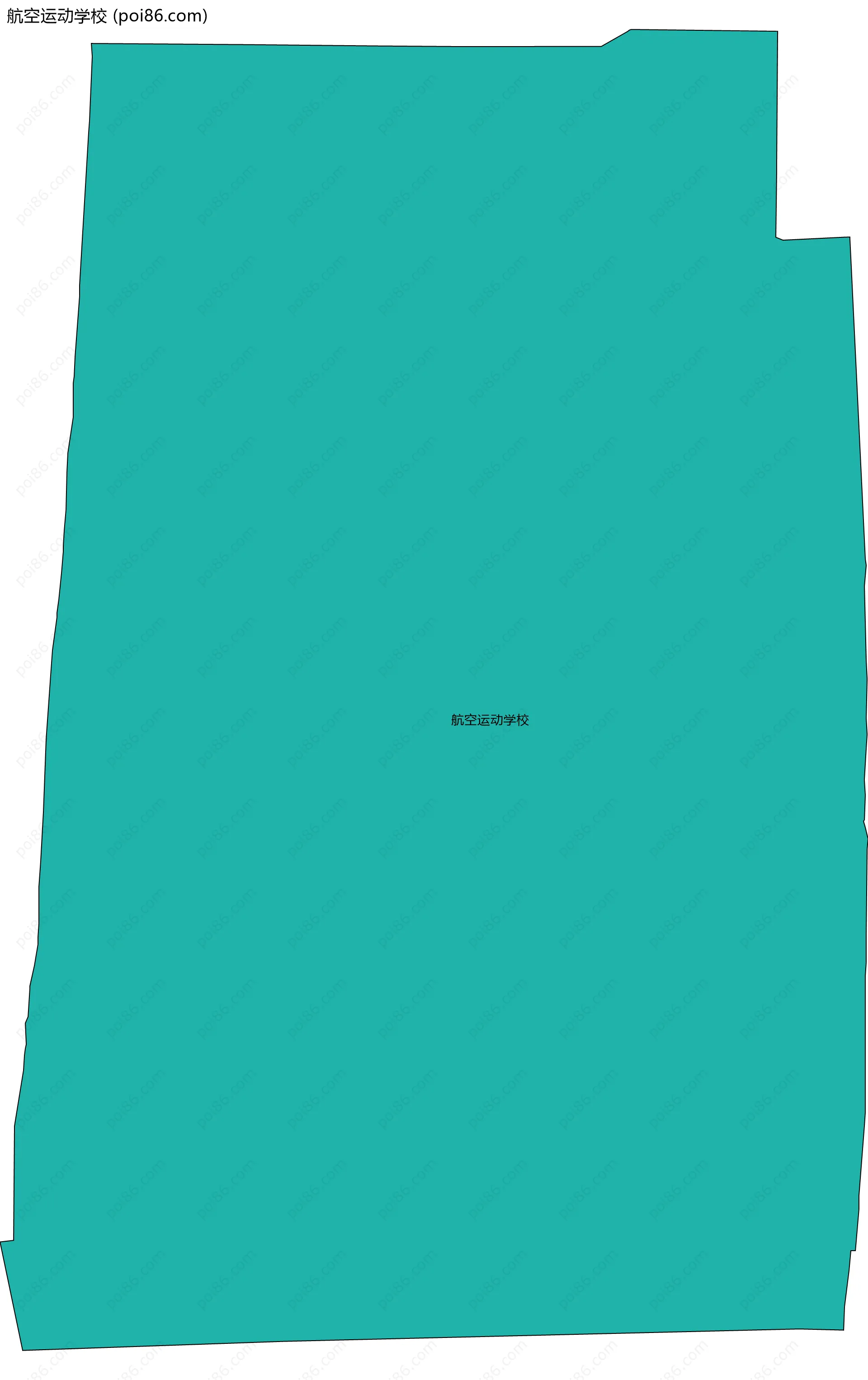 航空运动学校边界地图