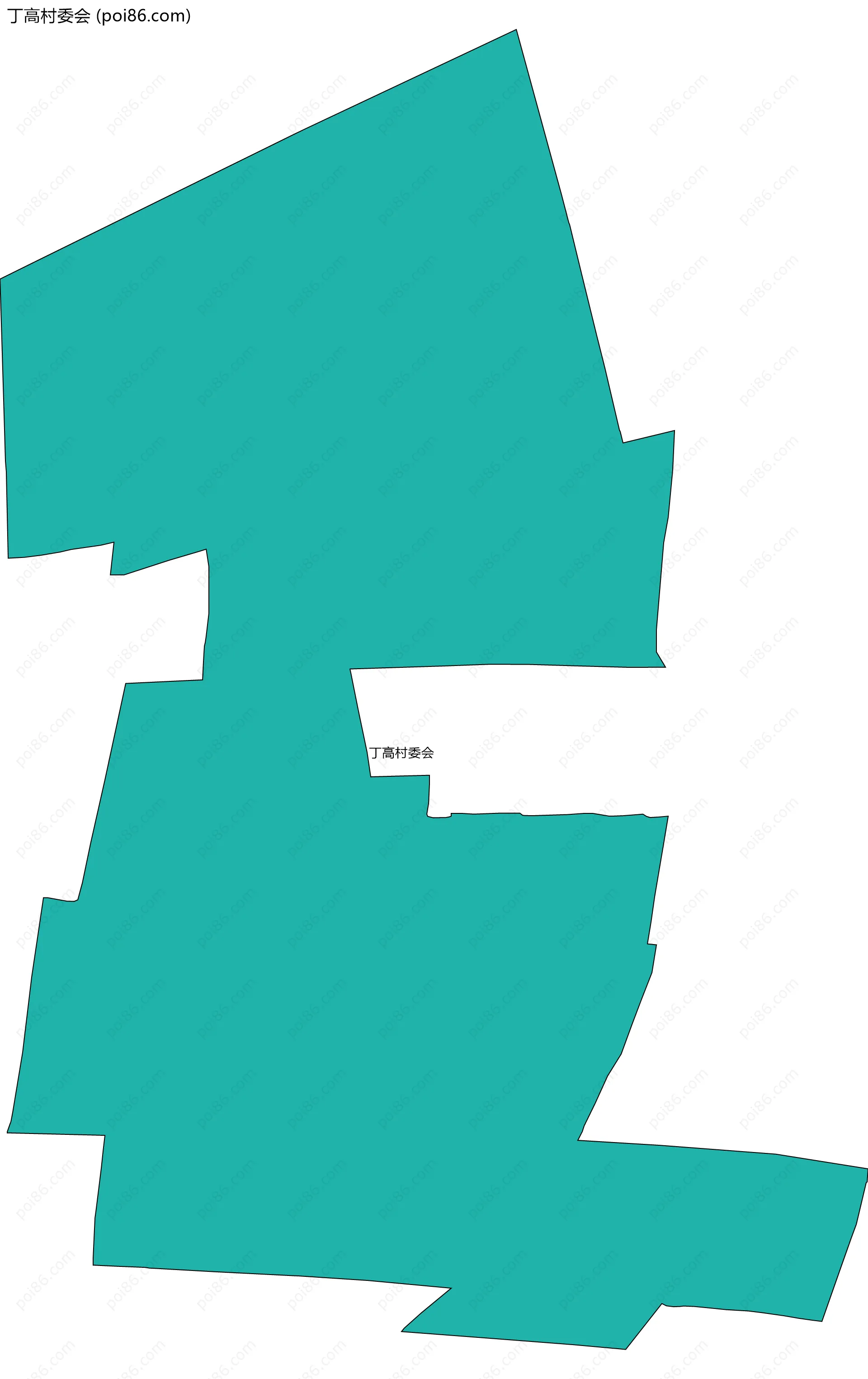 丁高村委会边界地图