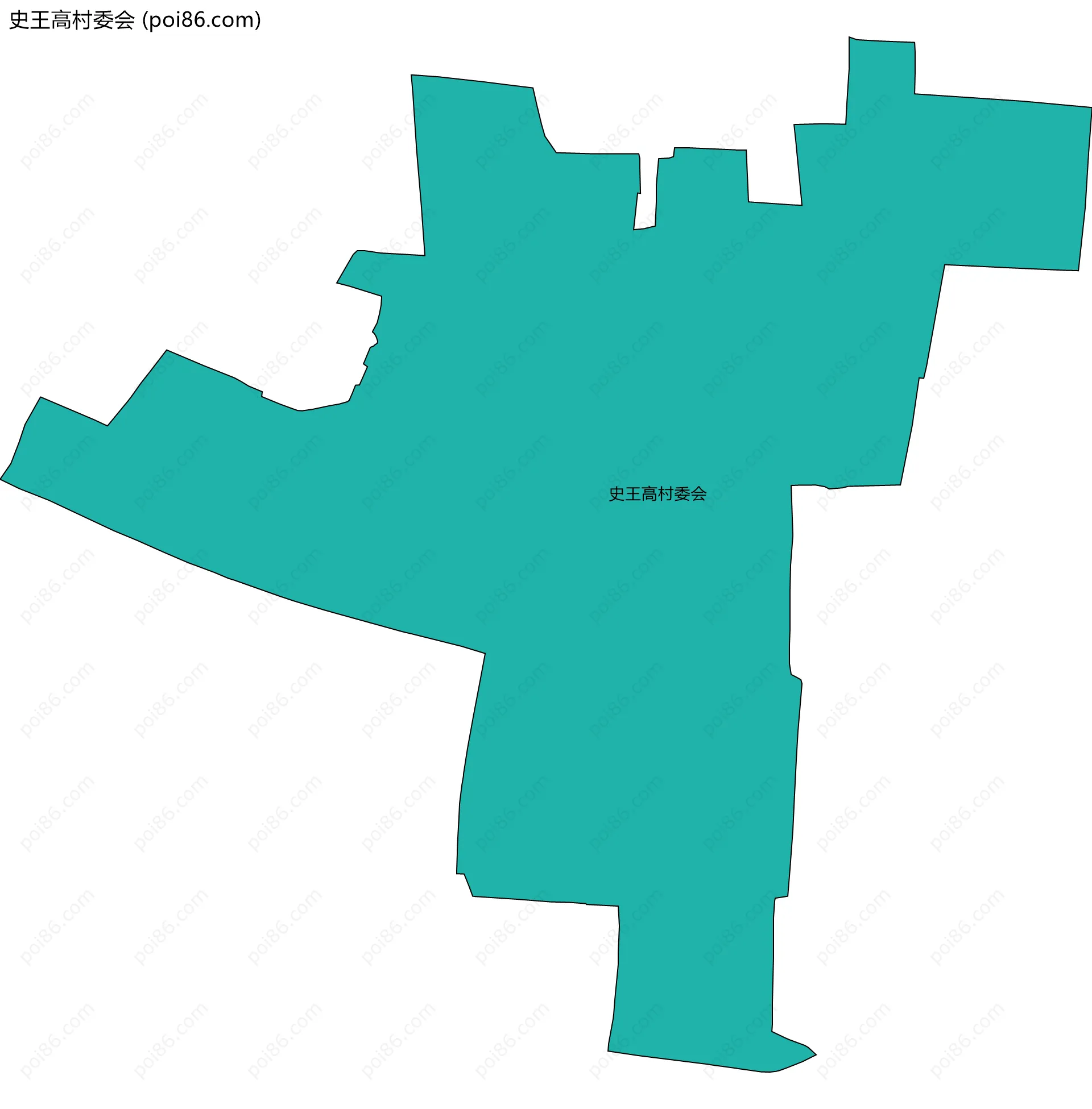 史王高村委会边界地图