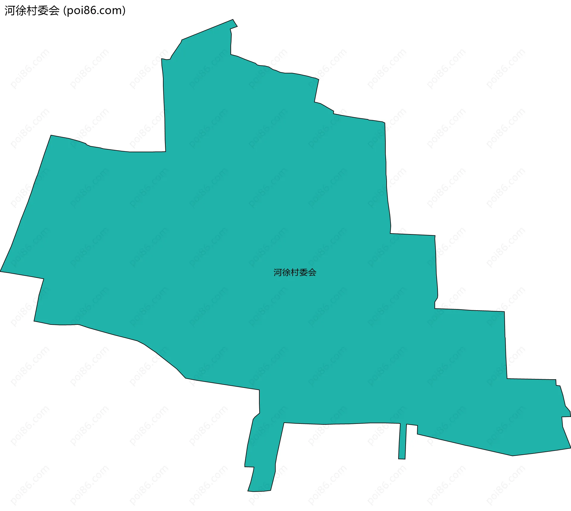 河徐村委会边界地图