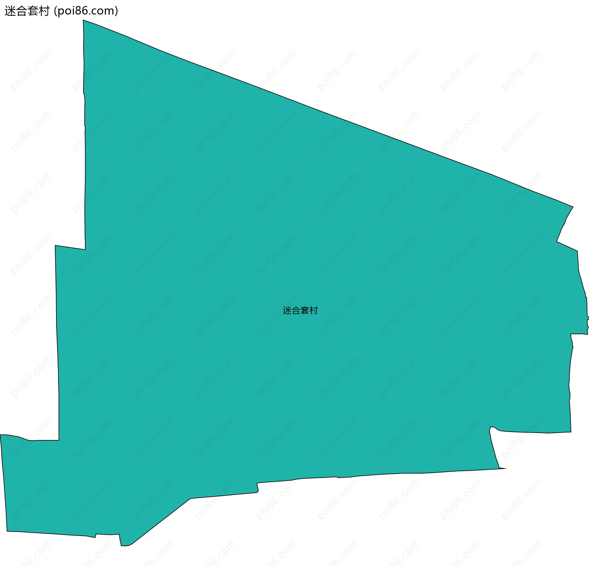 迷合套村边界地图