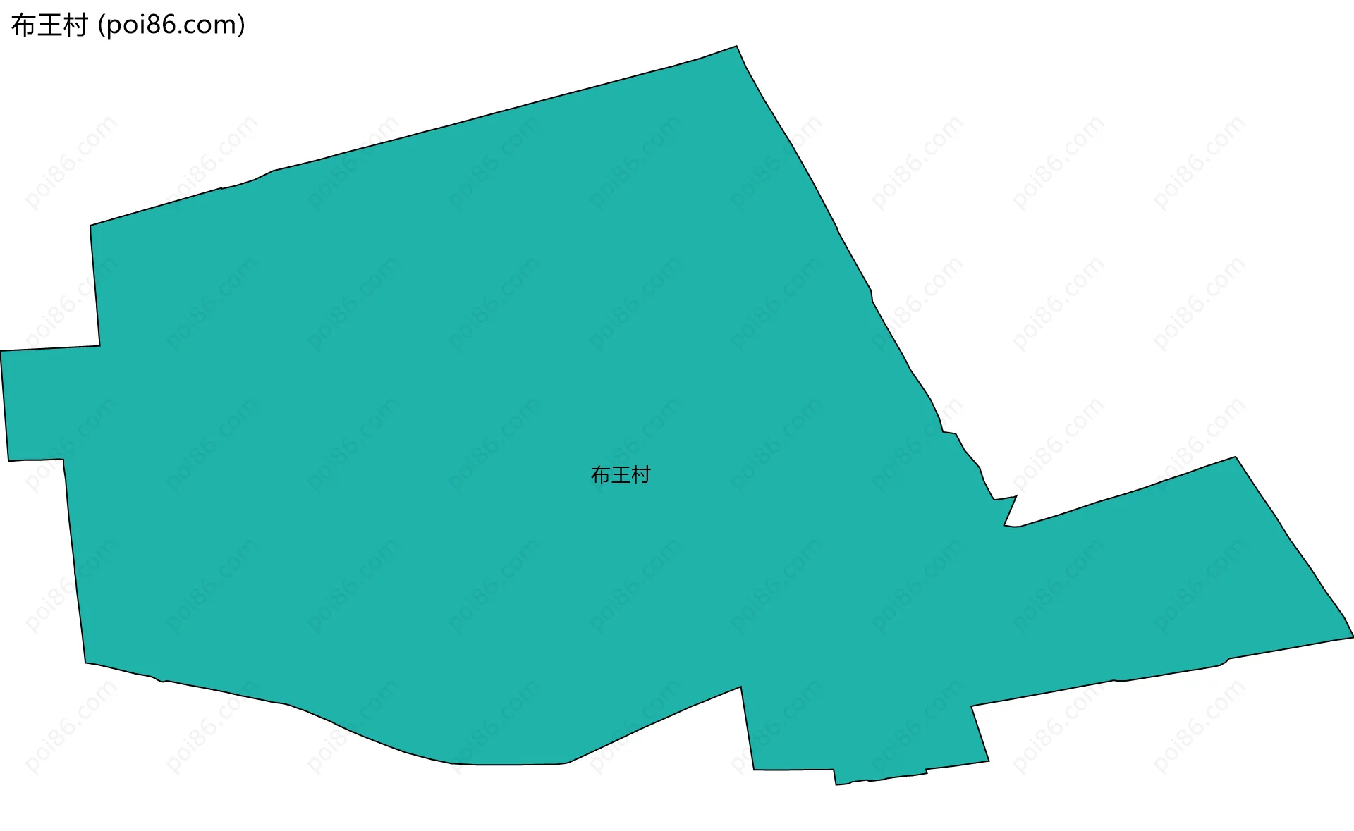 布王村边界地图