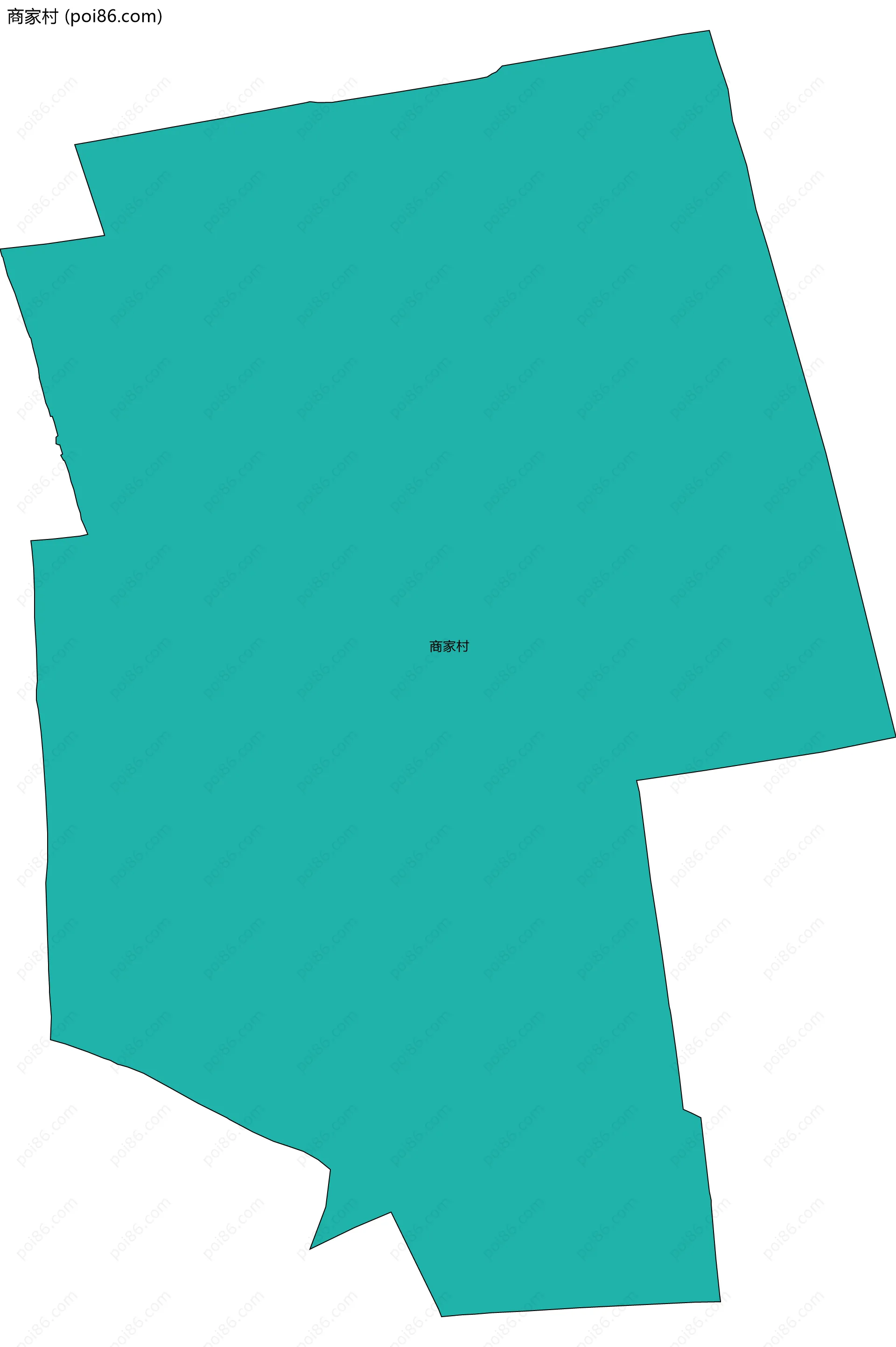 商家村边界地图