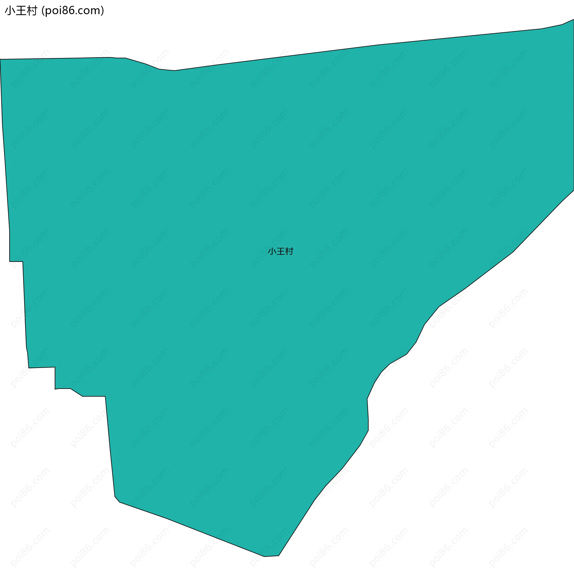 小王村边界地图