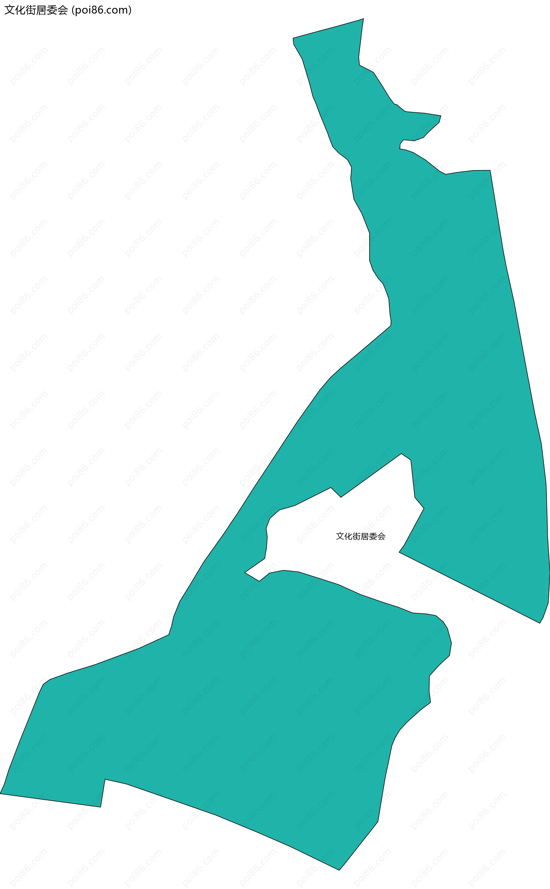 文化街居委会边界地图