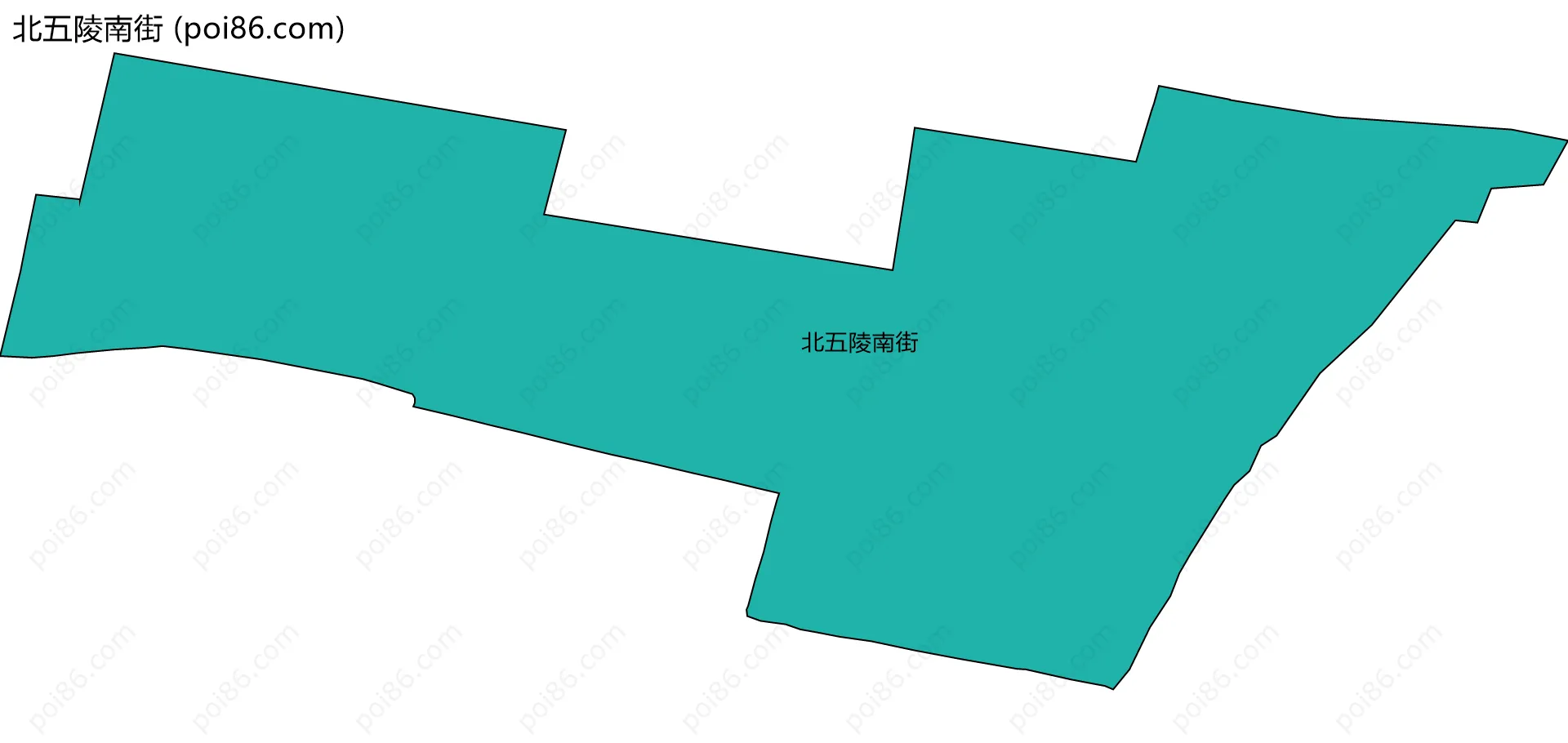 北五陵南街边界地图
