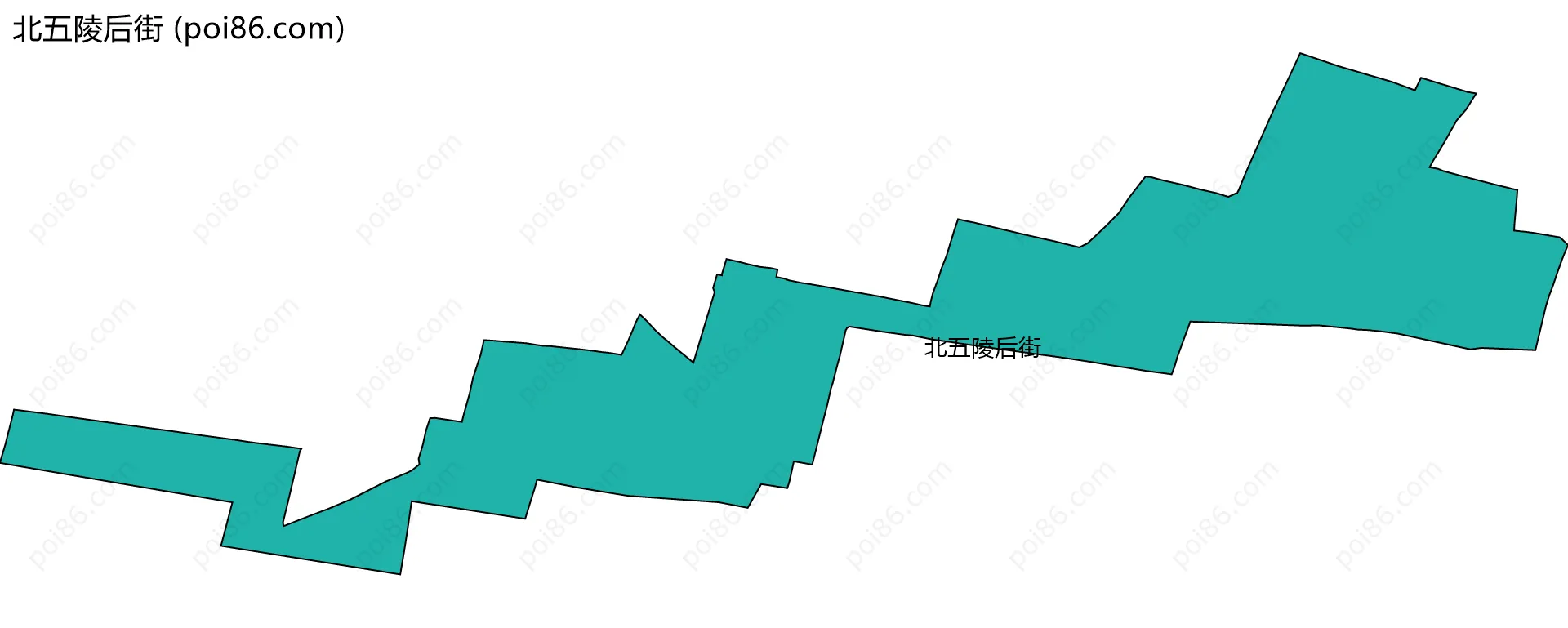北五陵后街边界地图