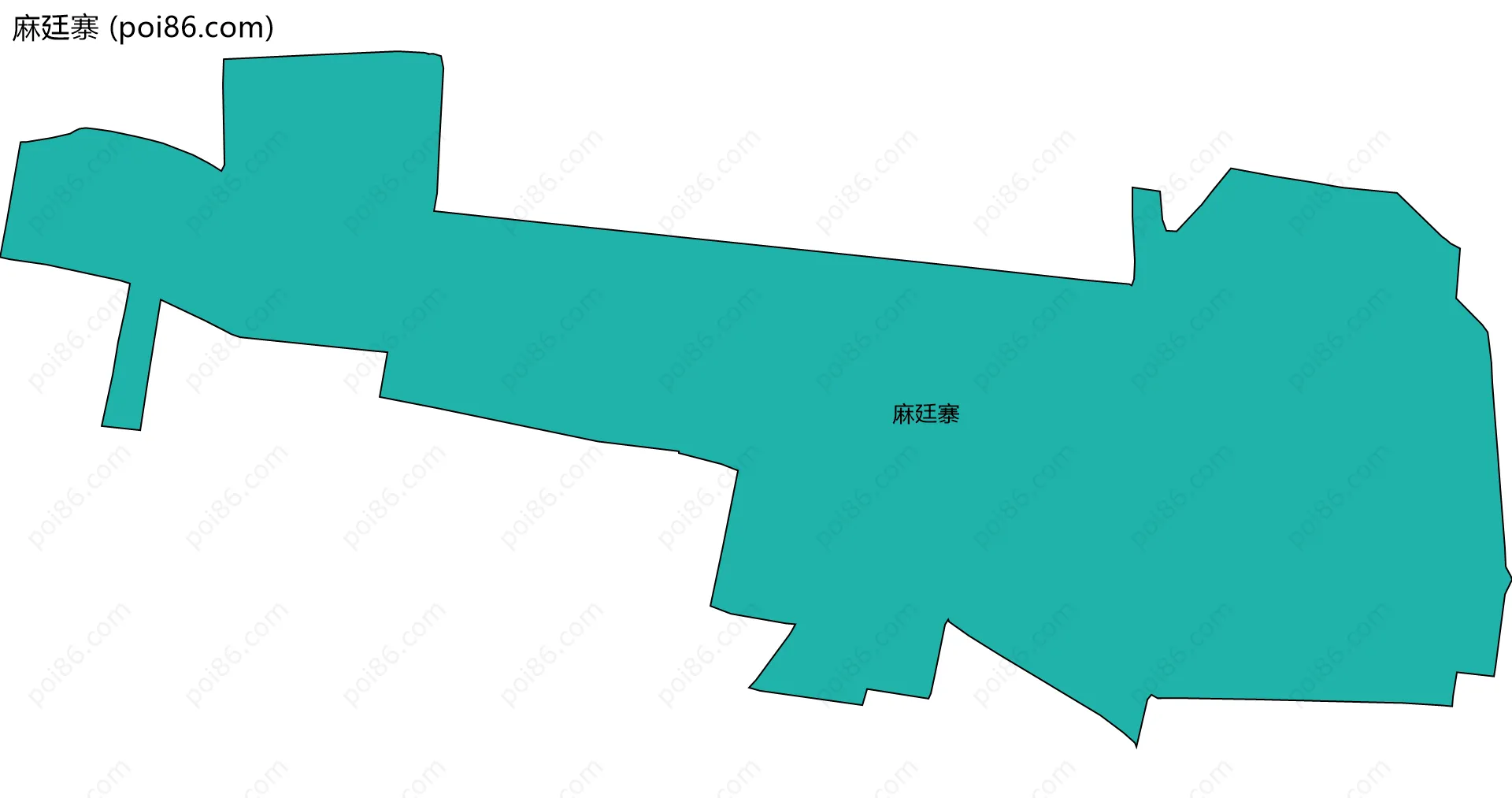 麻廷寨边界地图