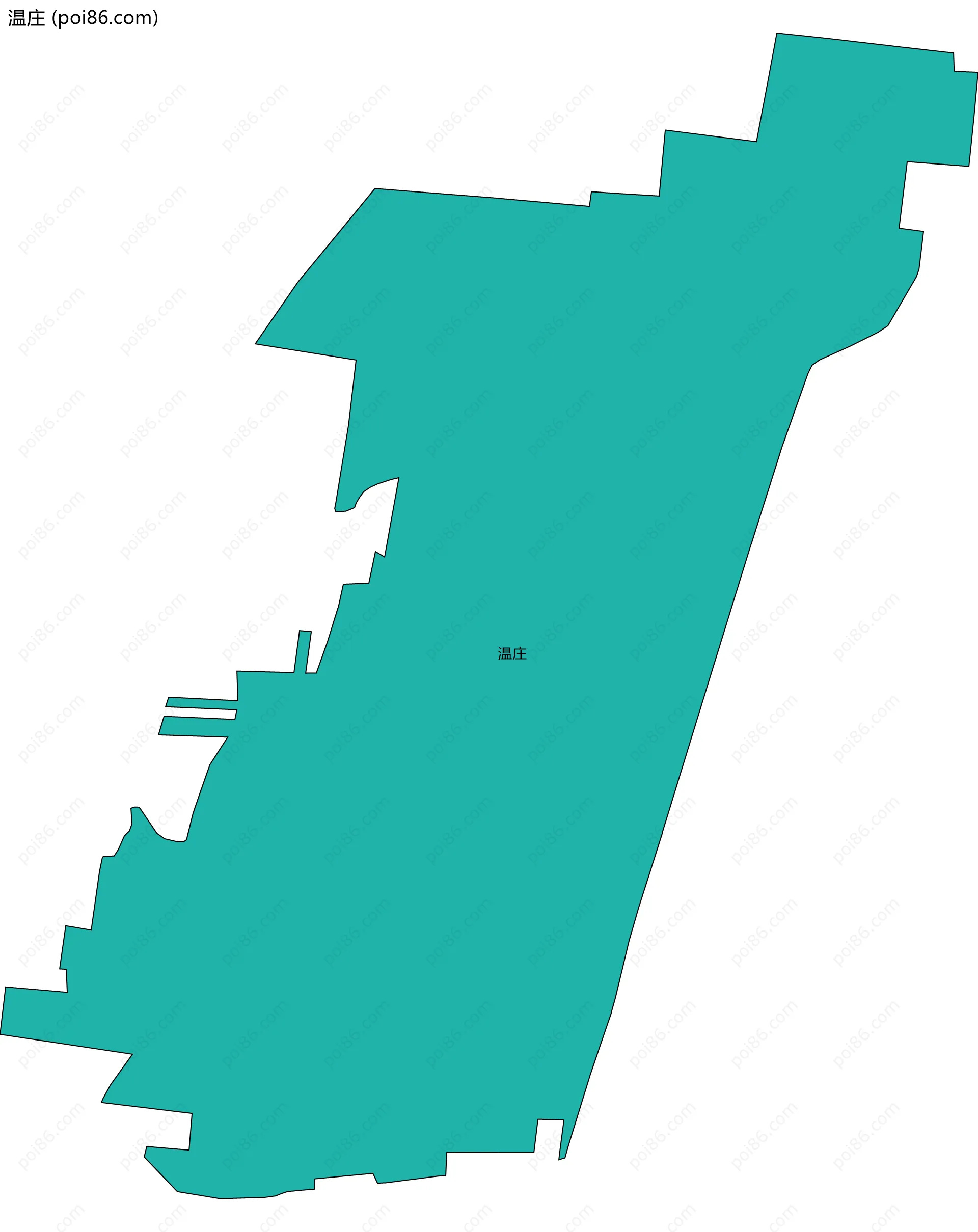 温庄边界地图