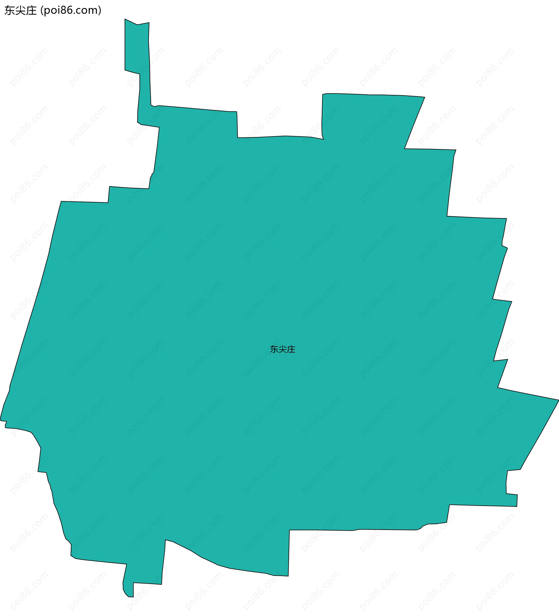 东尖庄边界地图