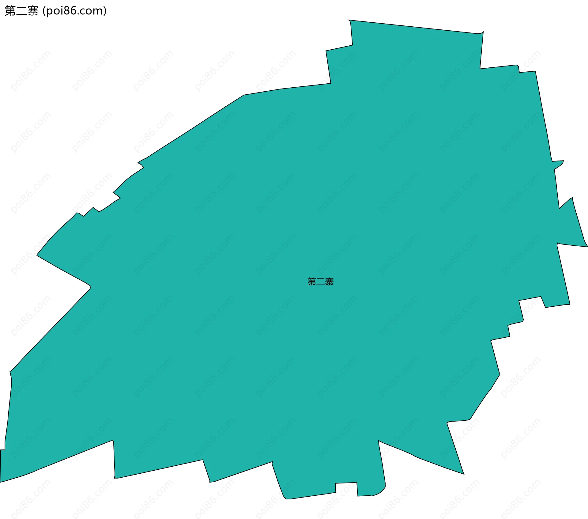 第二寨边界地图