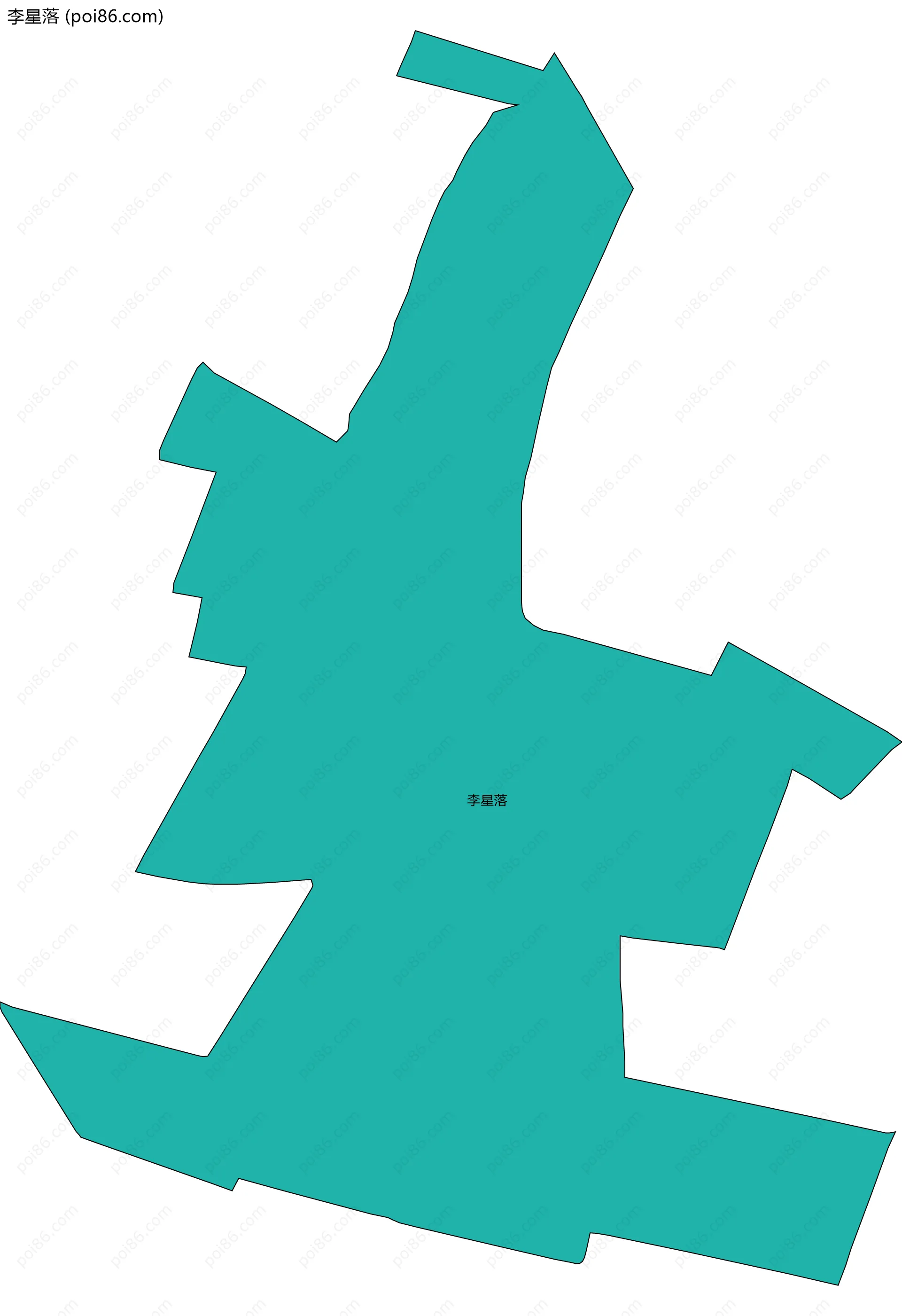 李星落边界地图