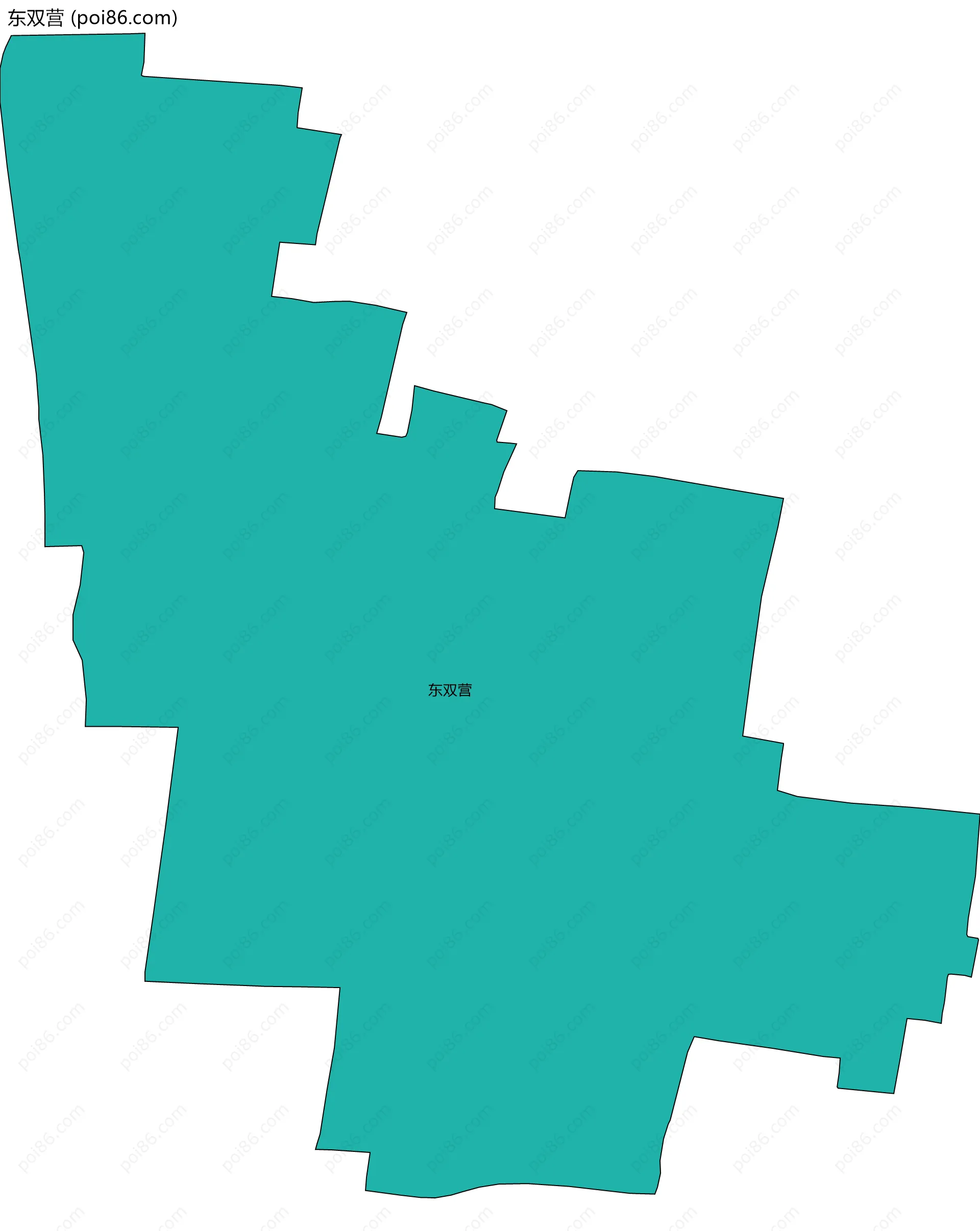 东双营边界地图