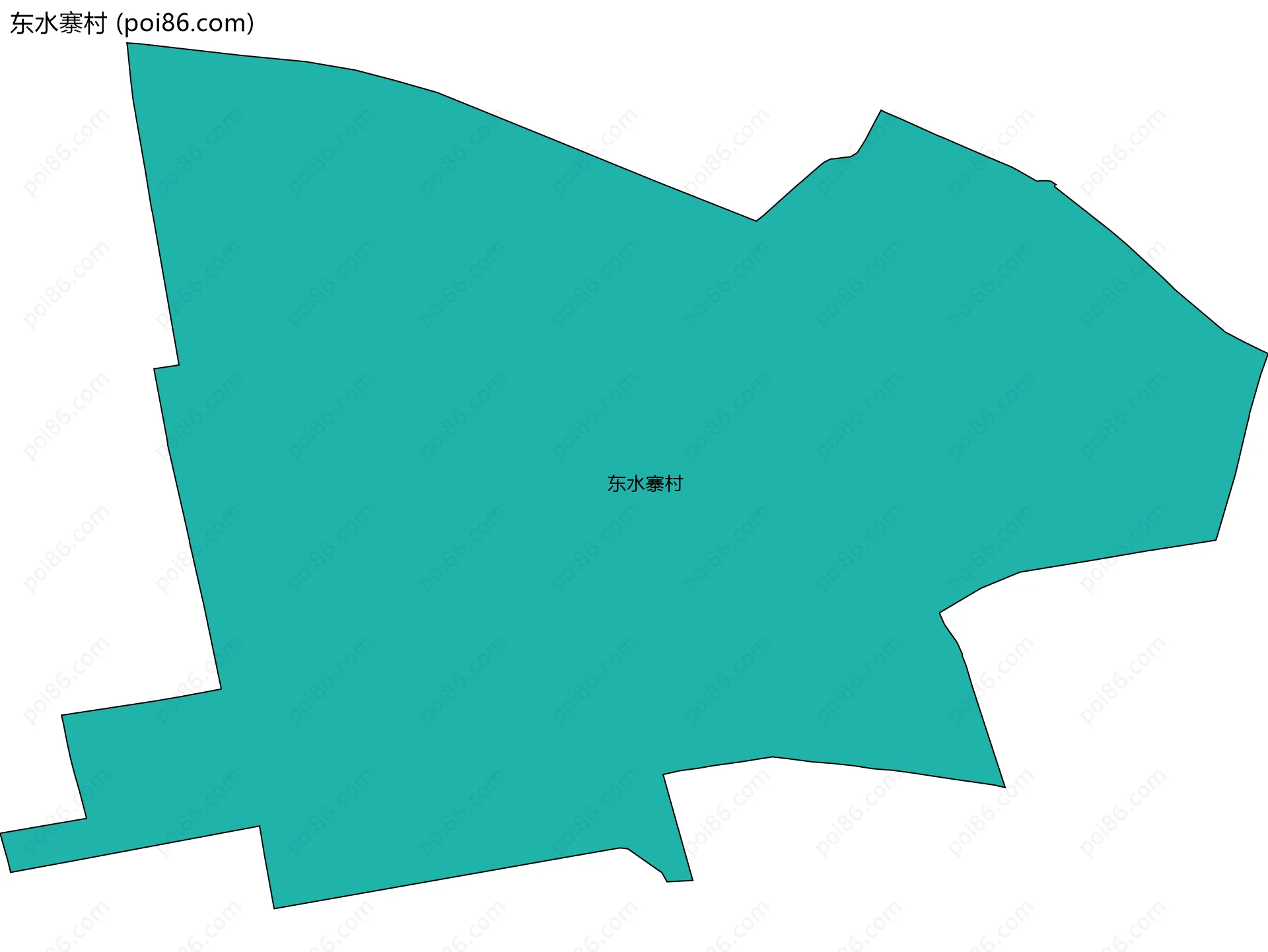 东水寨村边界地图