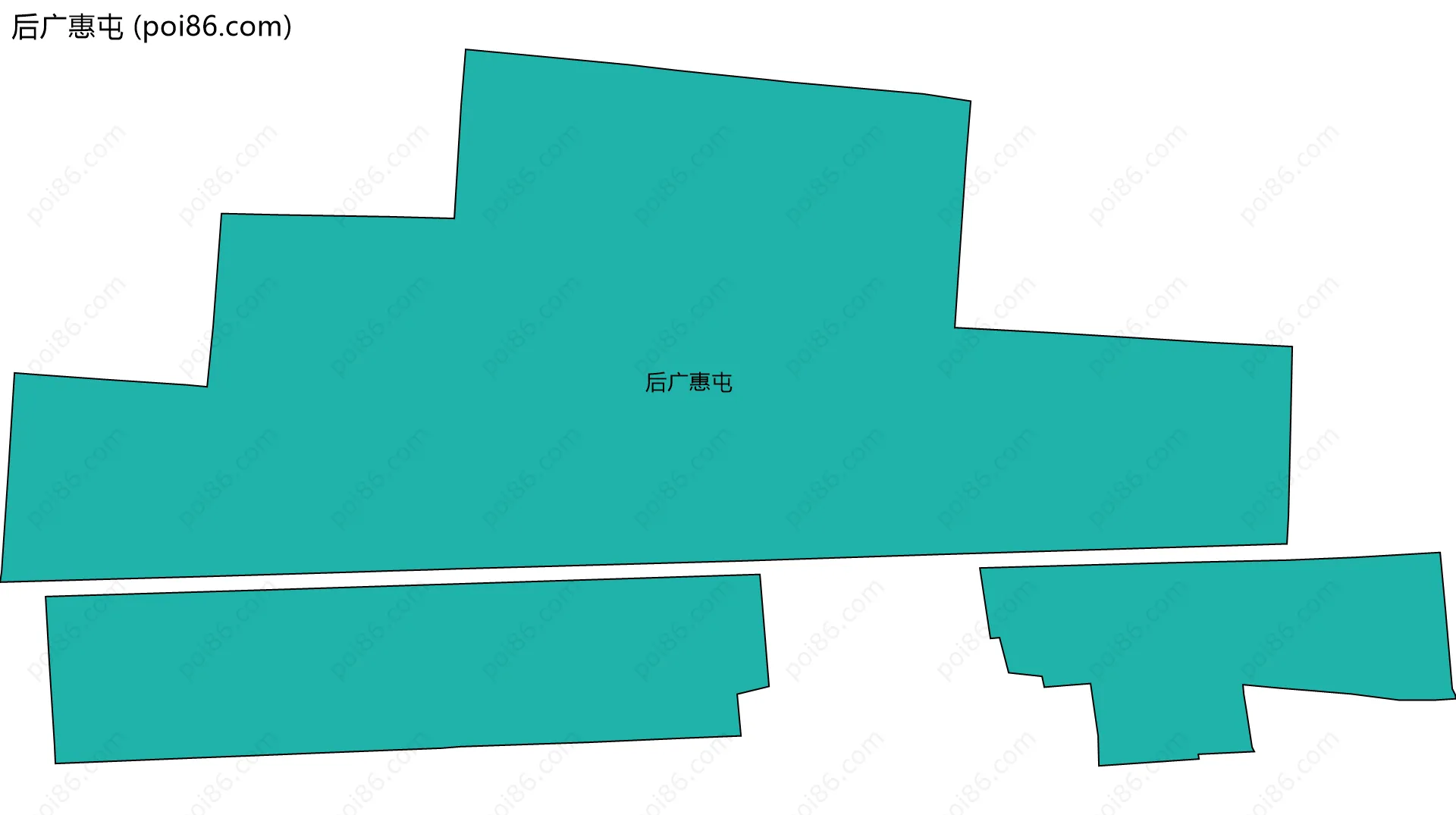后广惠屯边界地图