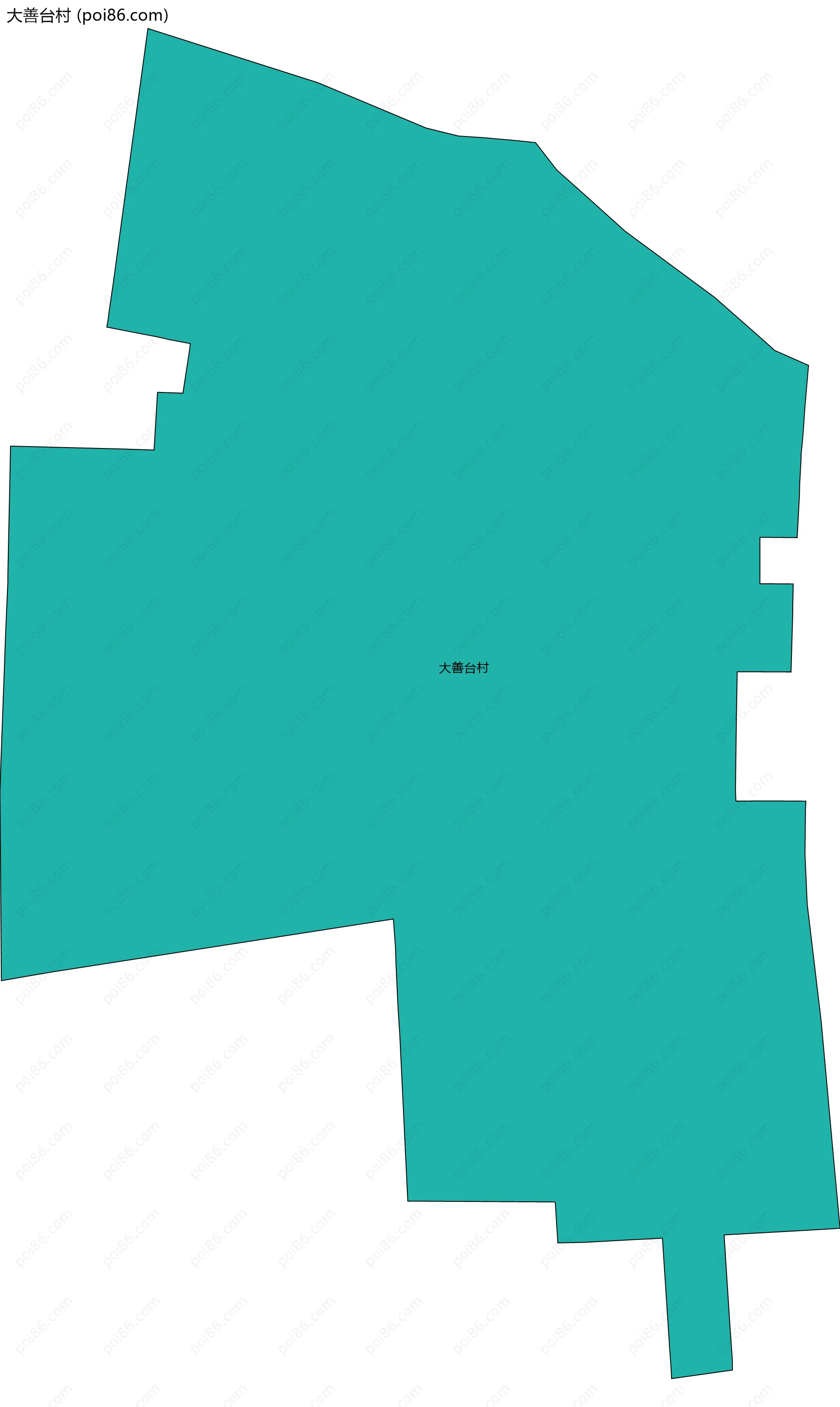 大善台村边界地图
