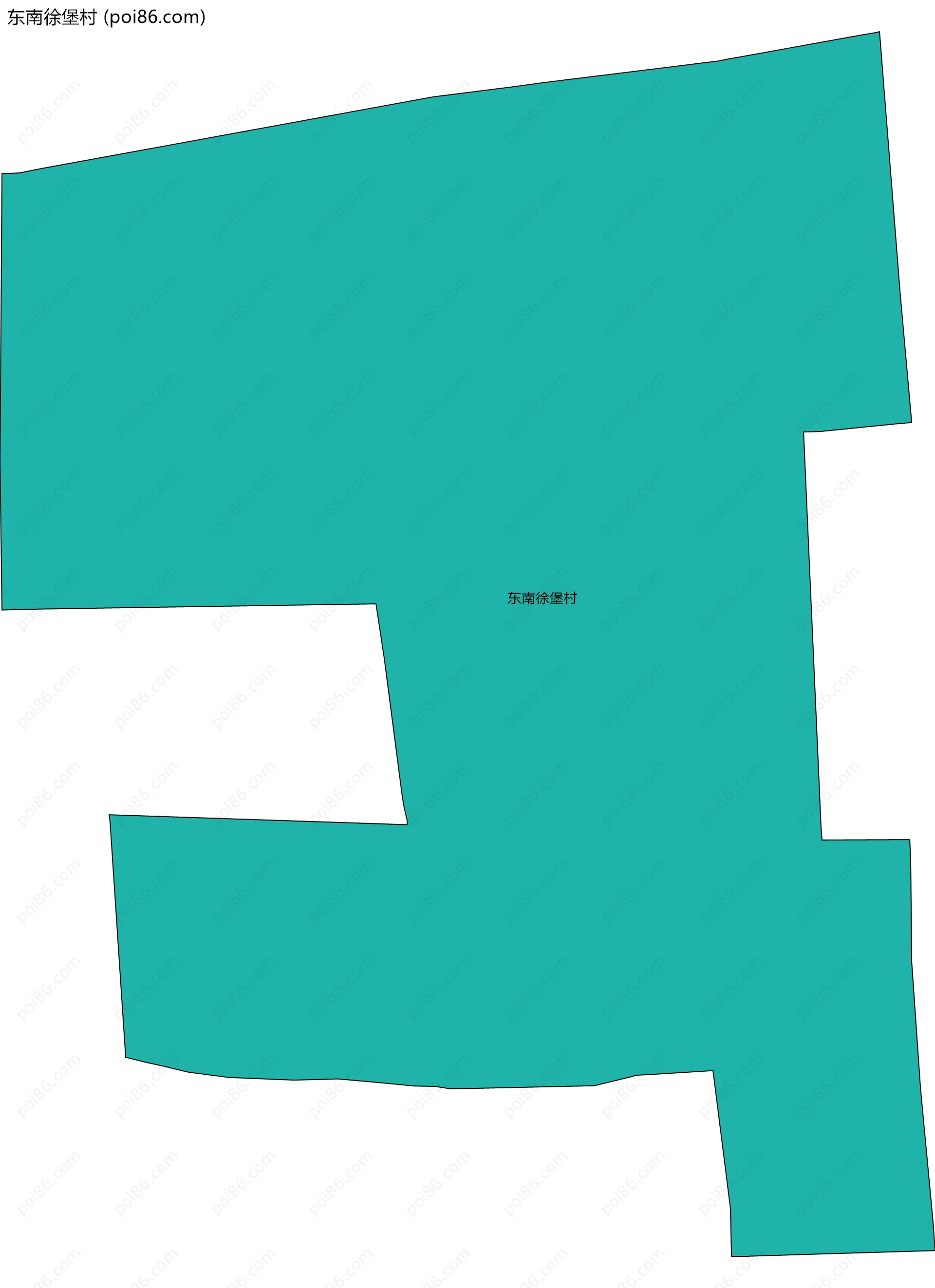 东南徐堡村边界地图